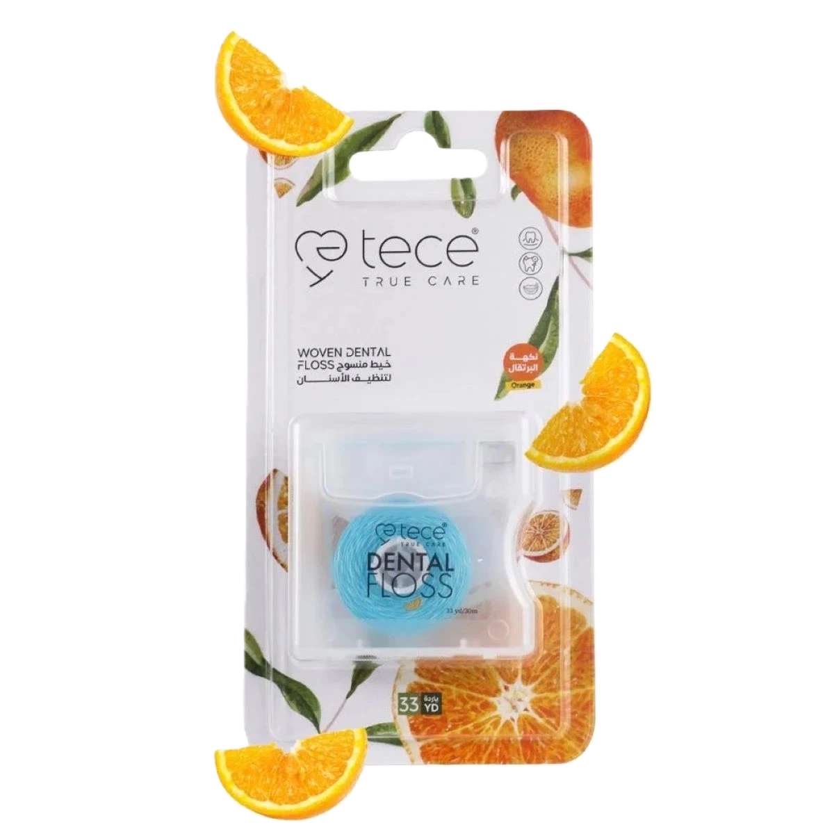 تي سي خيط اسنان منسوج بنكهة البرتقال 30متر