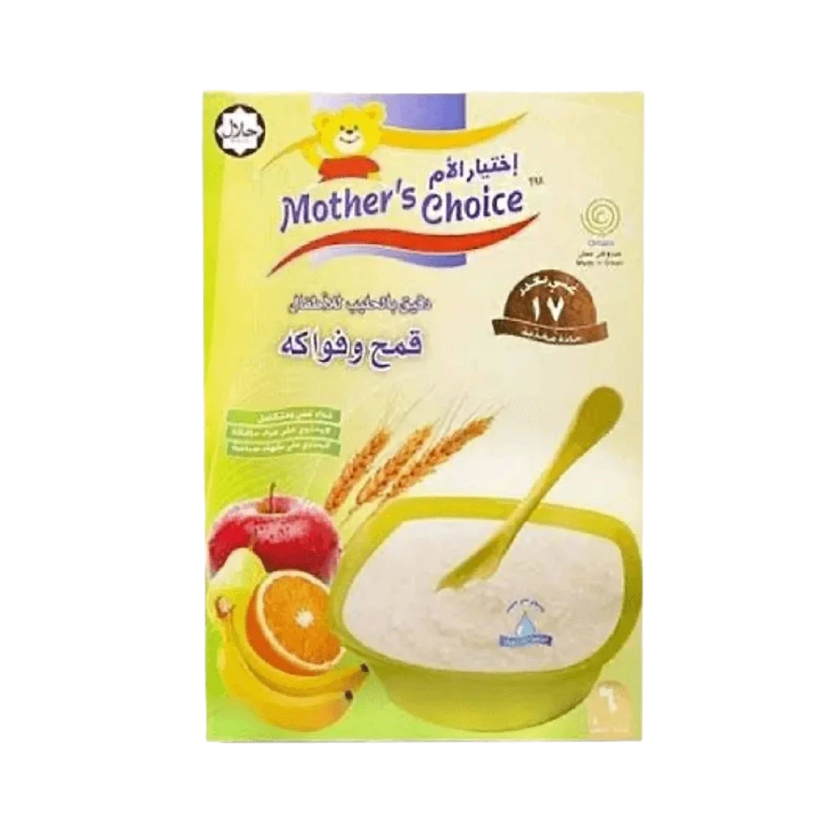 غذاء اختيار الام للاطفال بالقمح والفواكه 250جرام