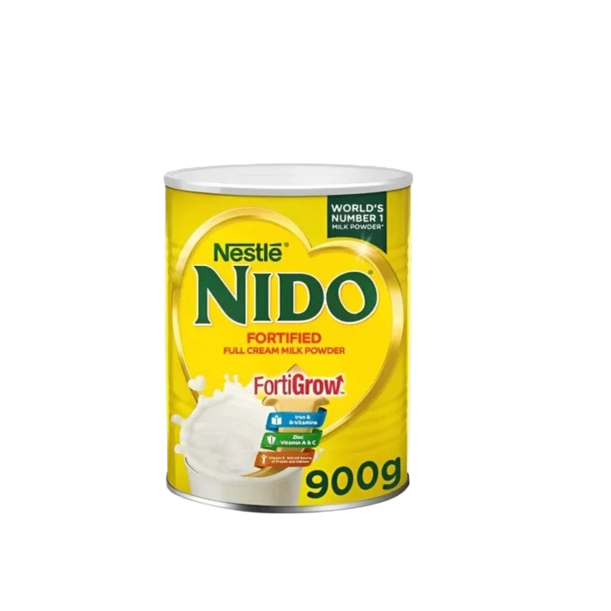 حليب نيدو  عادي علب وسط 900جم