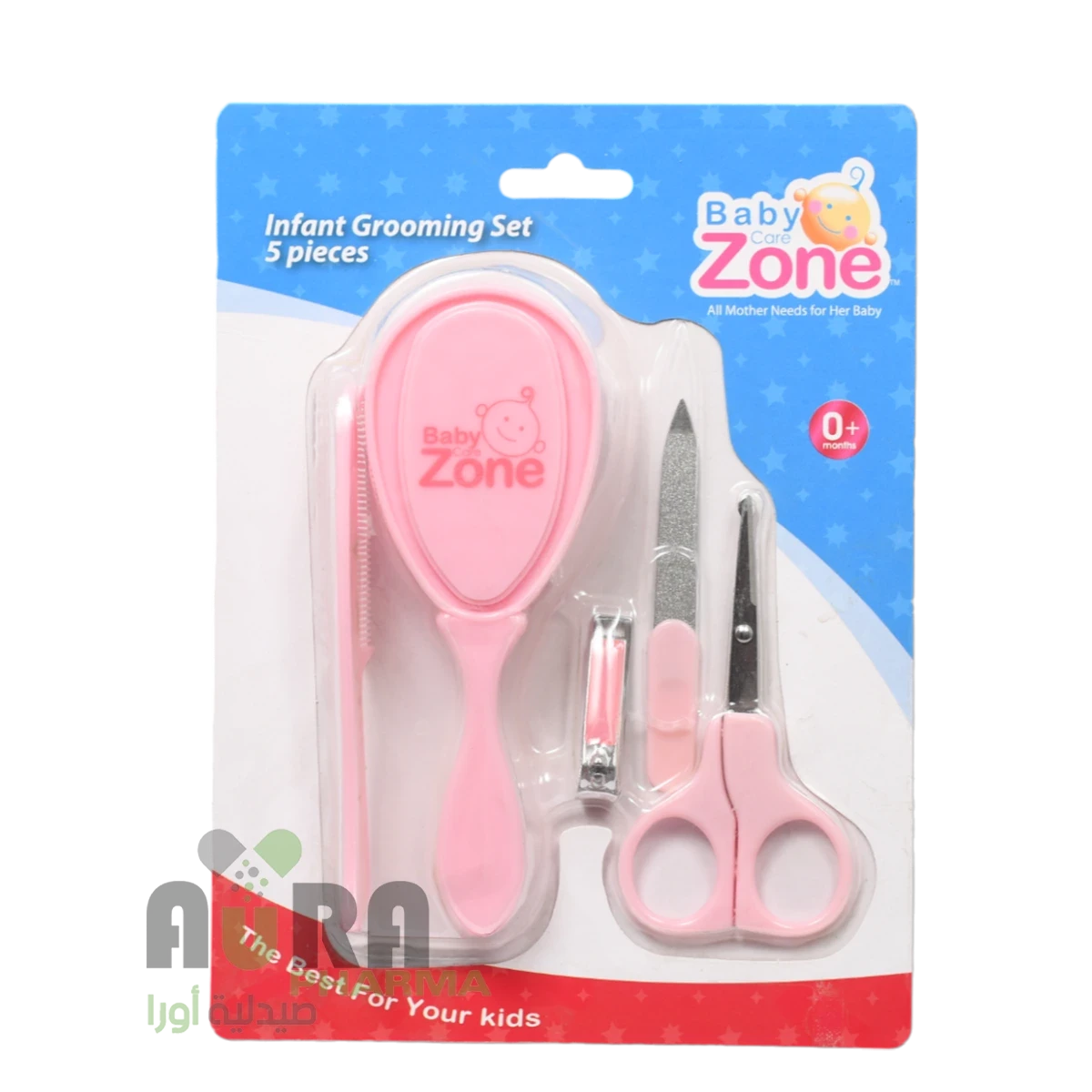 بيبي زون مشط مع فرشة للاطفال صغير8450