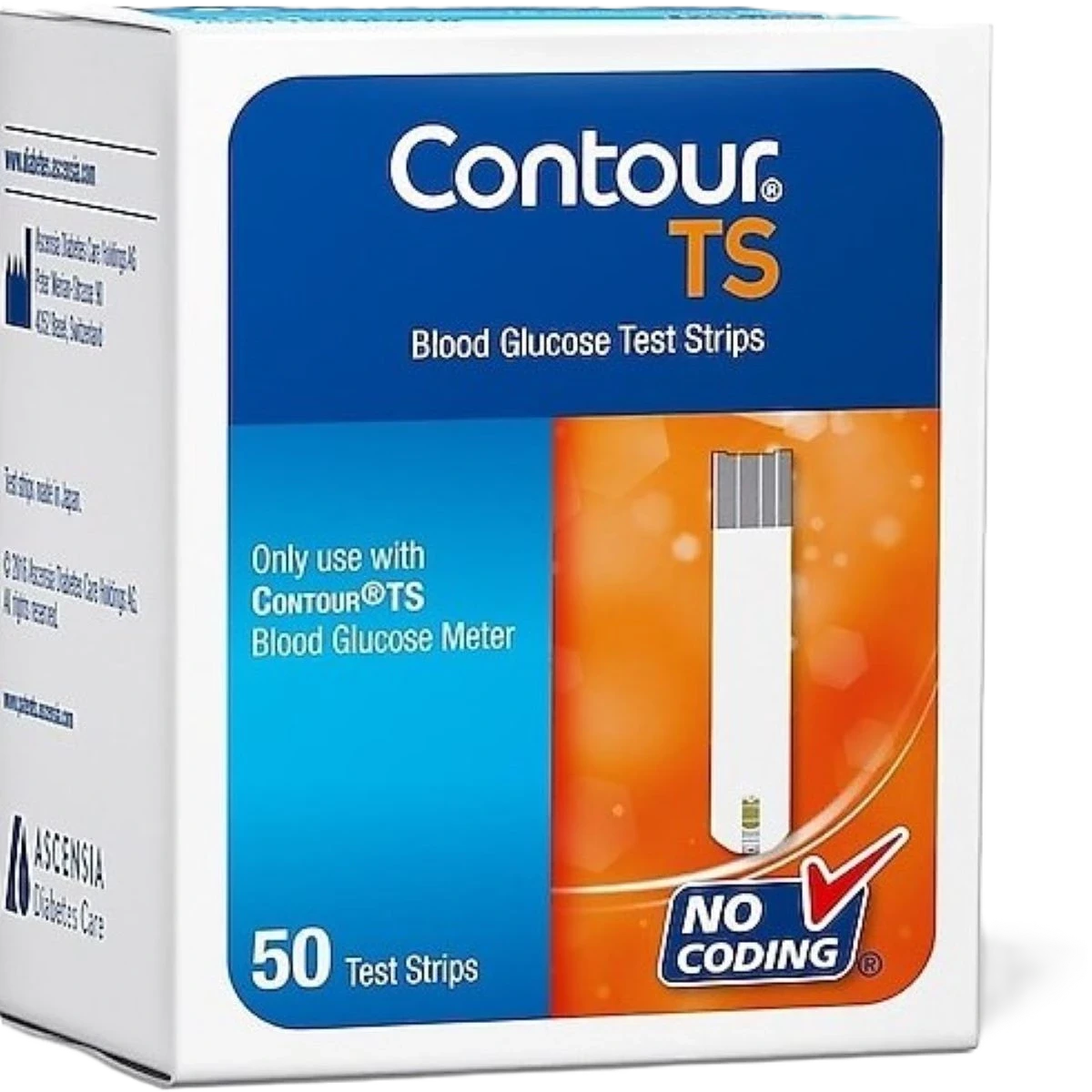 كونتور تي إس شريط اختبار نسبة السكر في الدم 50 قطعة