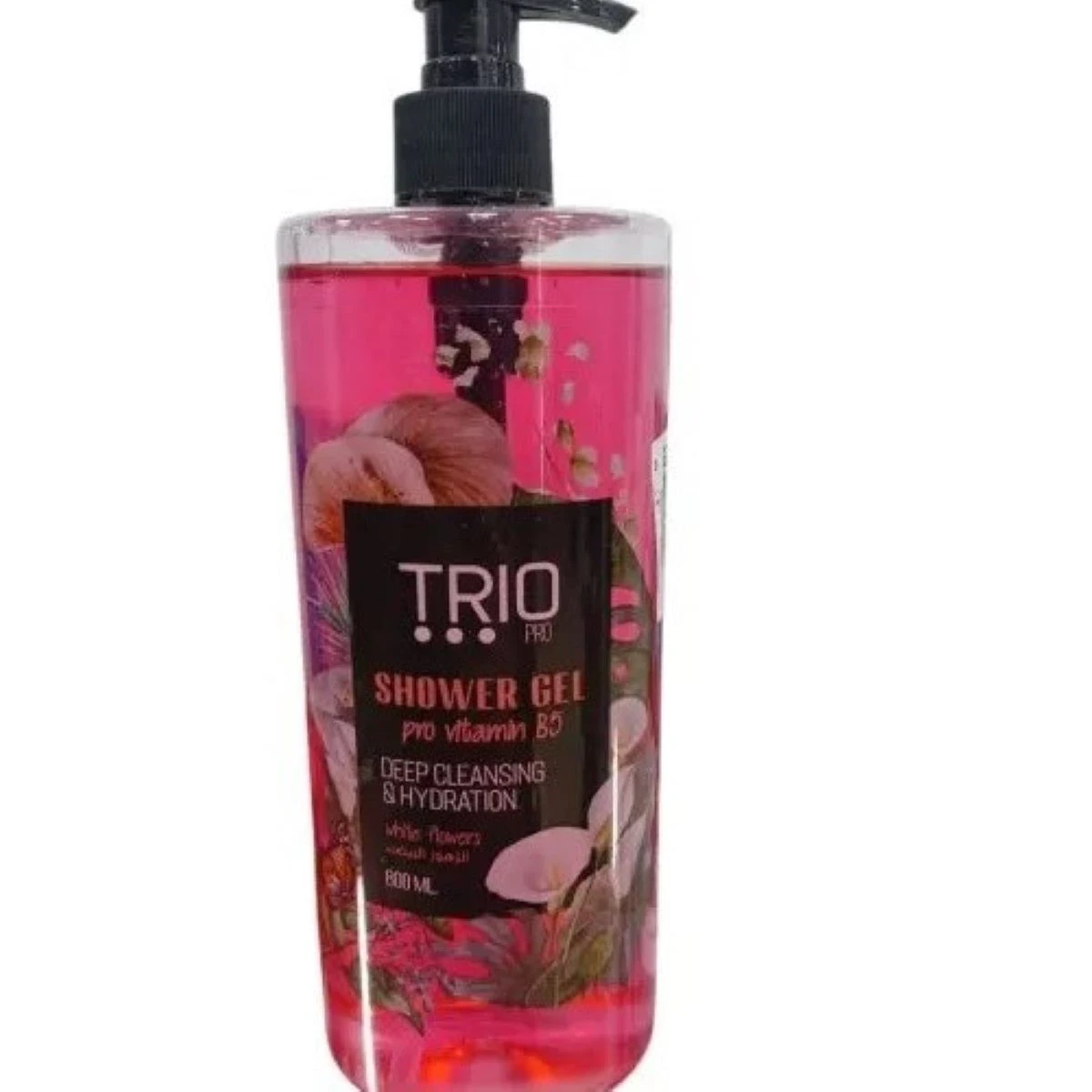 تريو شاور جل بالزهور البيضاء 800 مل