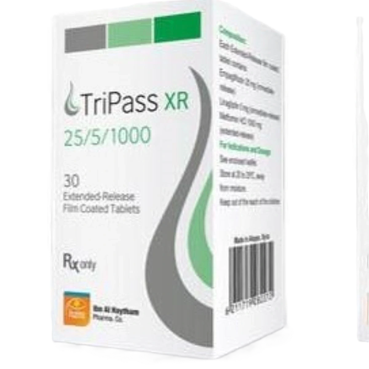 تري باس اكس ار 1000/5/25 ملجم 30قرص