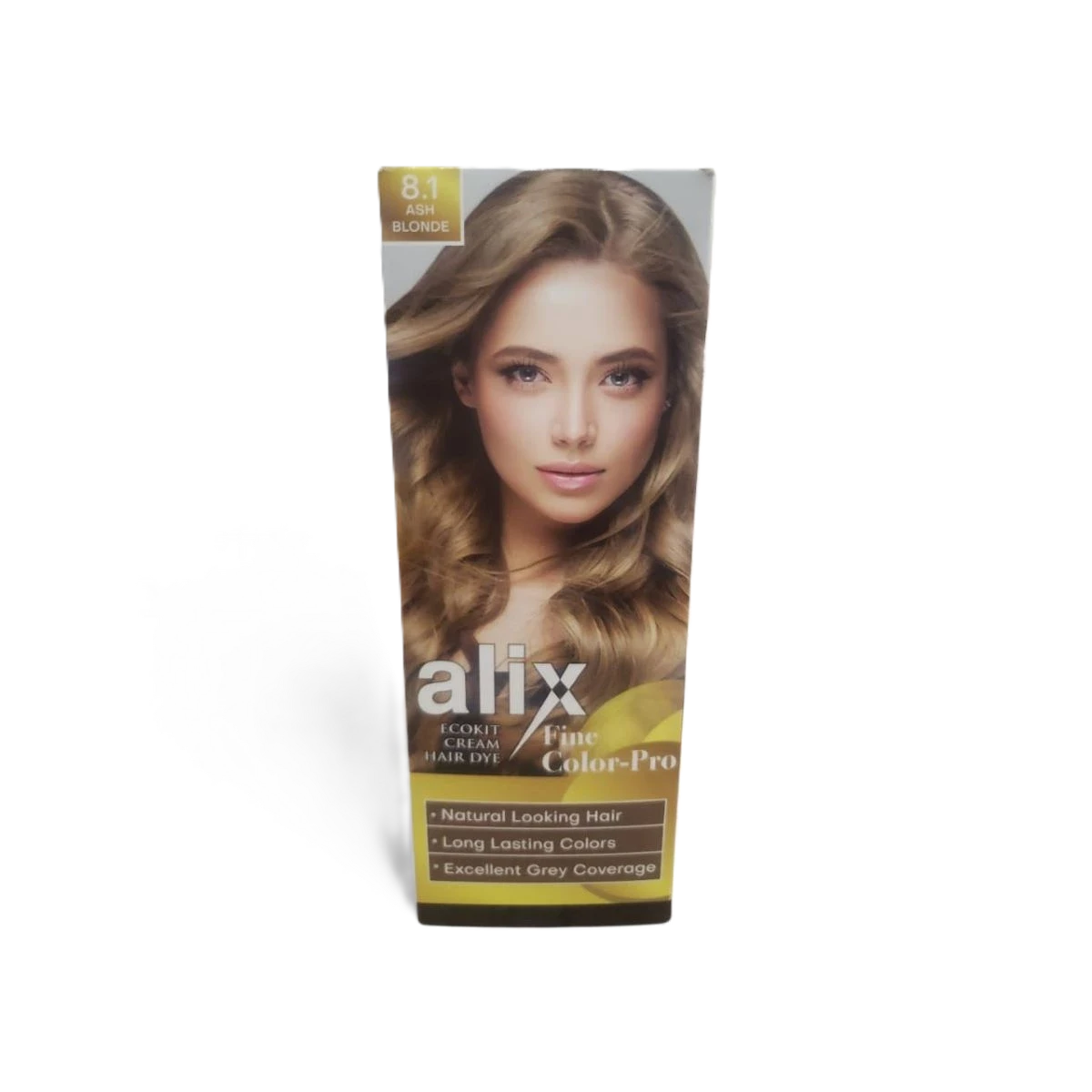 صبغة شعر اليكس اشقر رمادي بدرجة 8.1