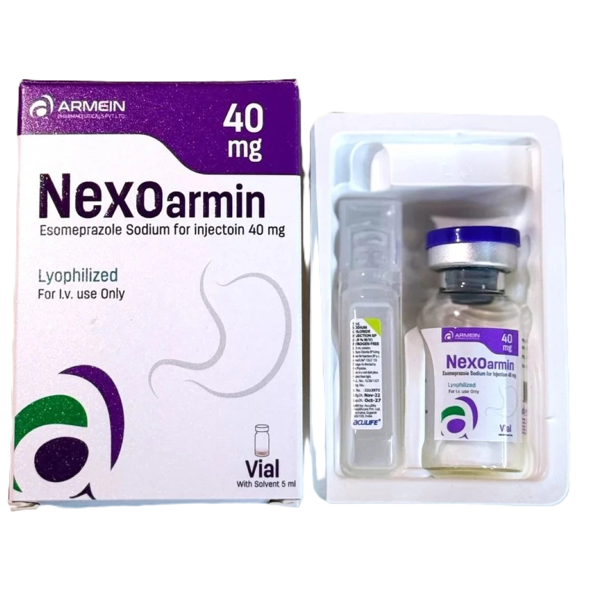 نيكسوارمين  فيال 40ملجم التلاقي فارما