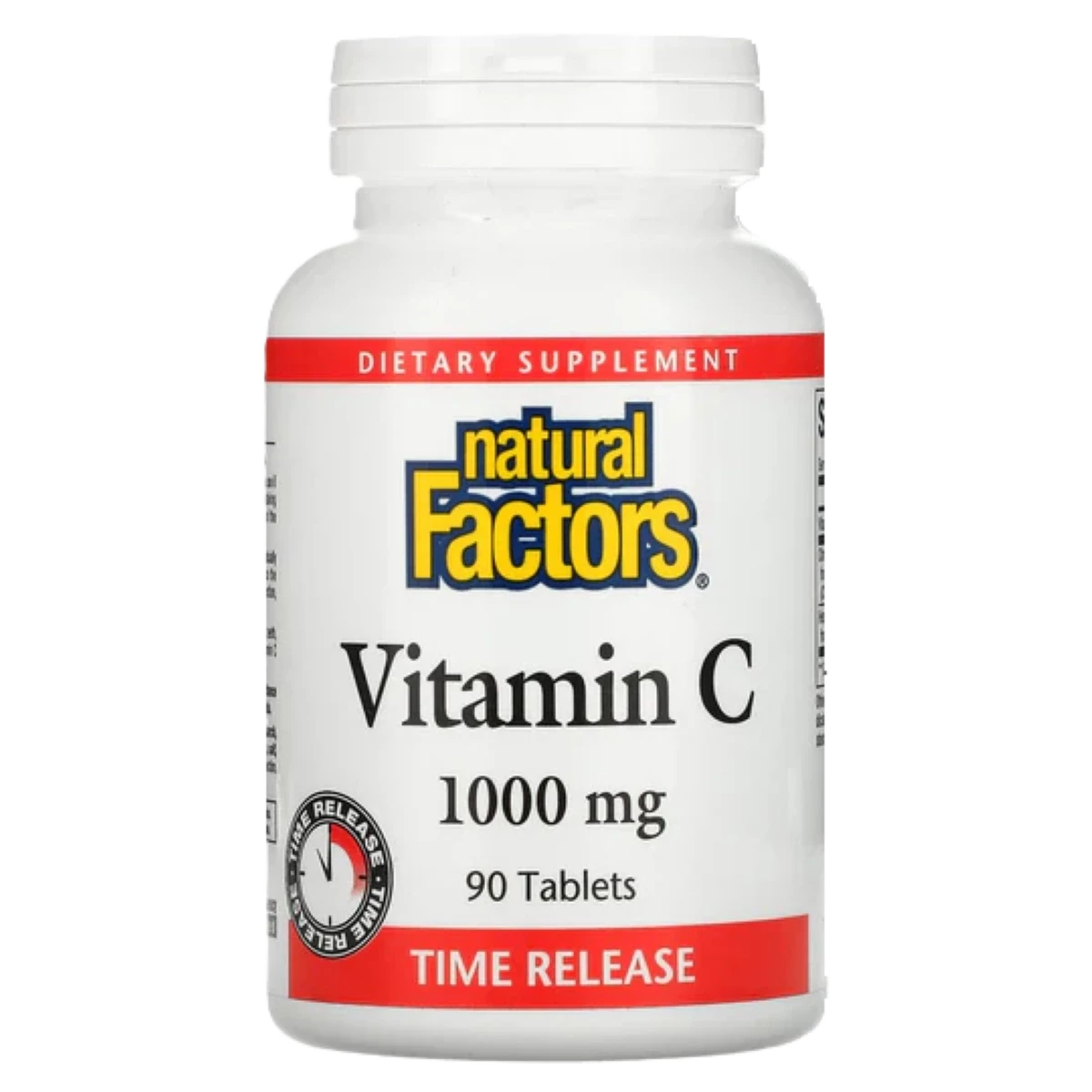 Natural Factors, فيتامين ج، 1000 ملجم، 90 قرصًا