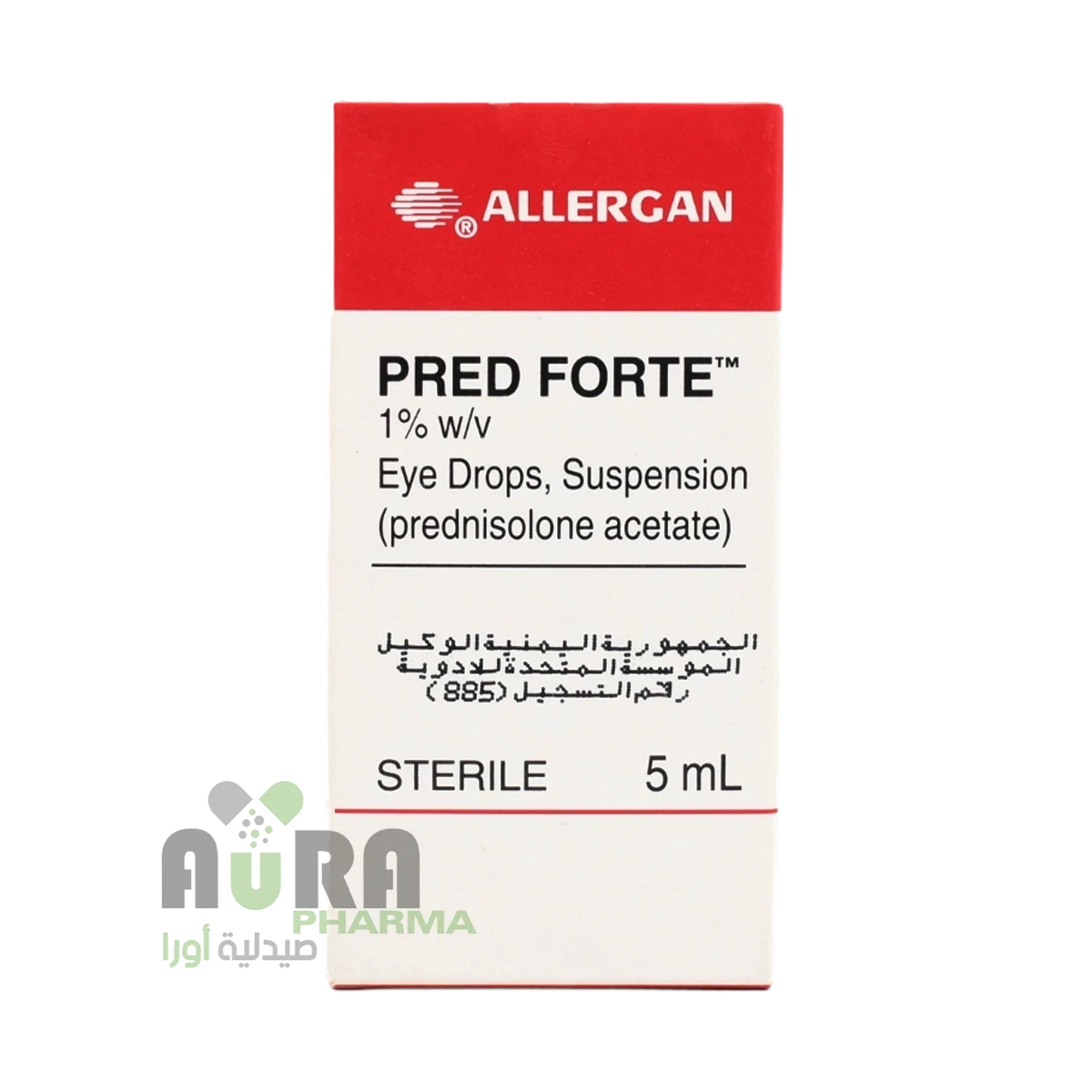بريد فورت قطر عين أسيتات البريدنيزولون 5مل المتحدة