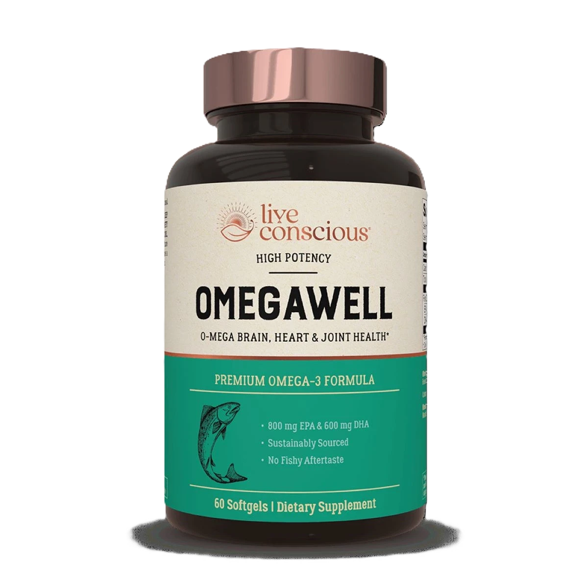 زيت السمك أوميجا 3 من أوميجا ويل - كبسولات 2000 مجم: لدعم القلب والدماغ والمفاصل