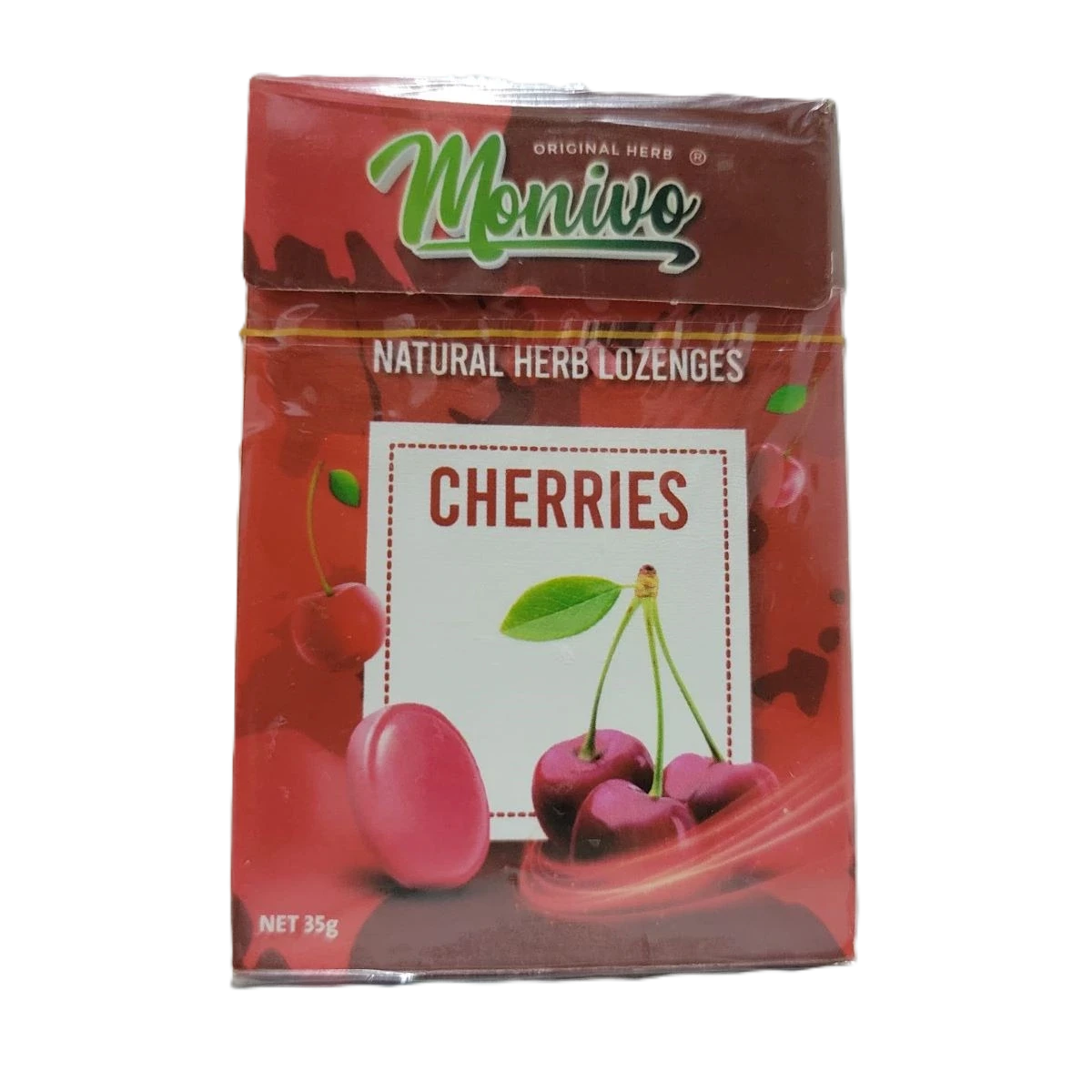 مونيفو مصوص حلق بنكهة الكرز 35جرام