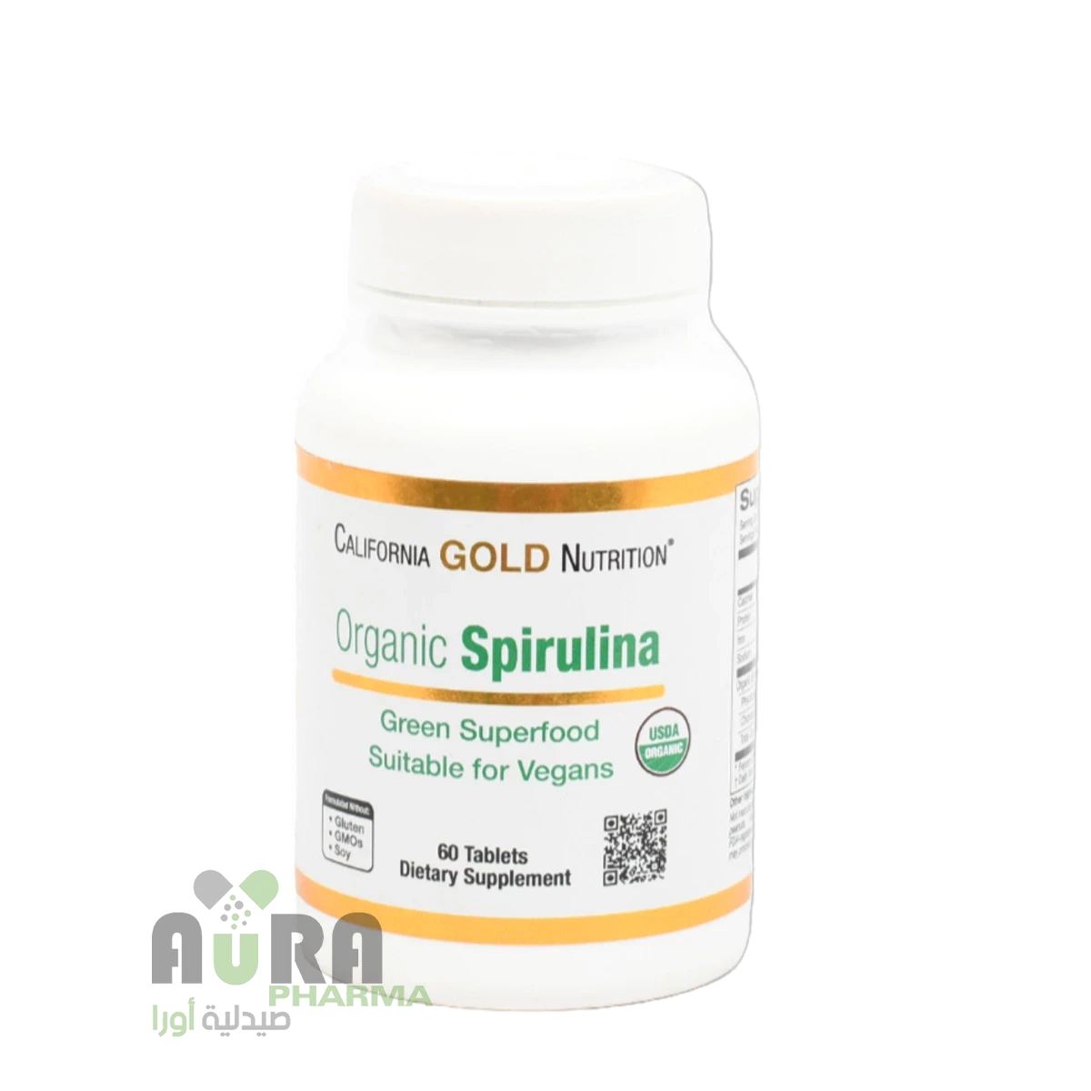 سبيرولينا عضويه 60قرص جولد