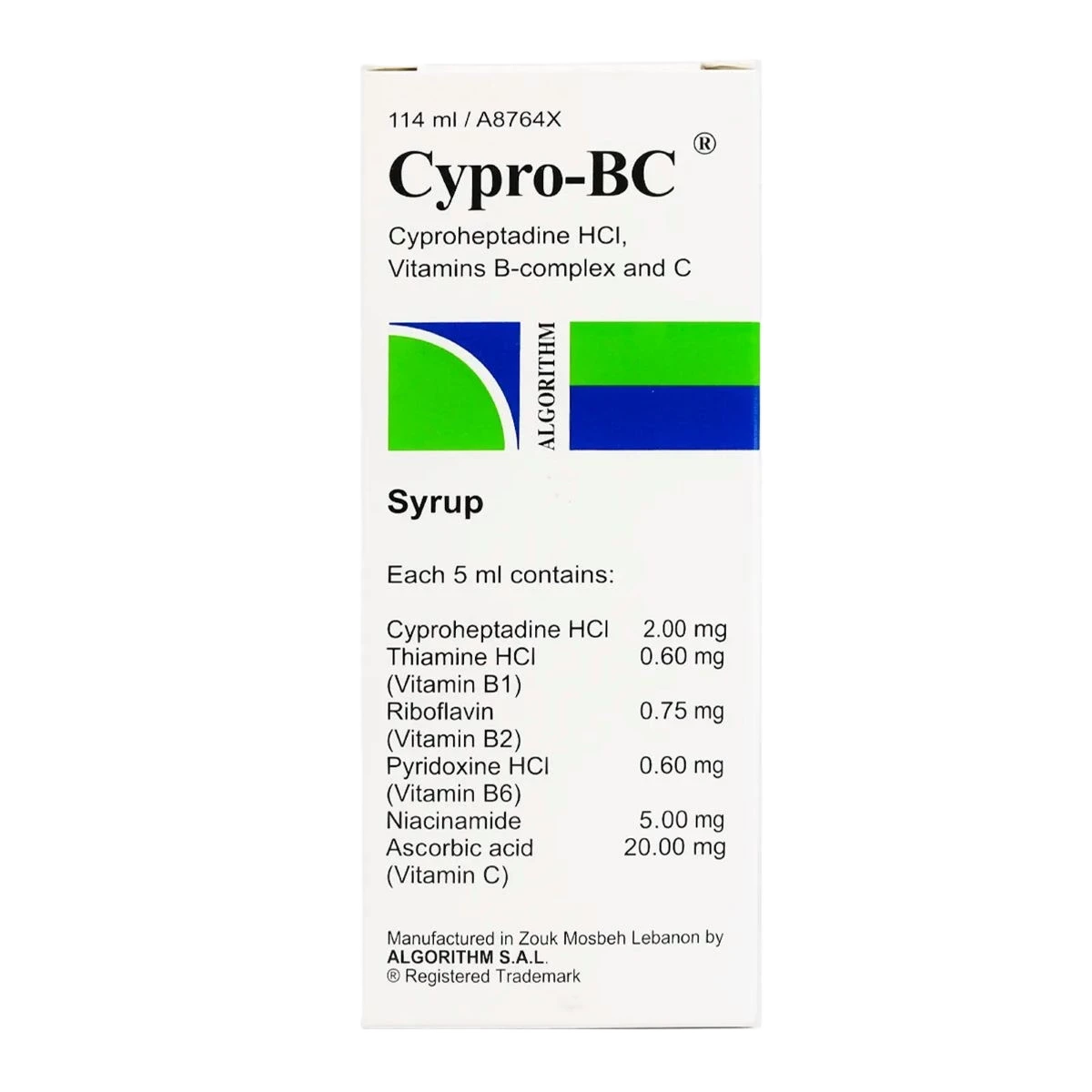 سيبرو بي سي شراب 114مل