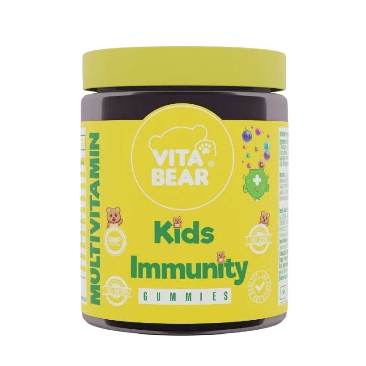 فيتا بير للأطفال، فيتامينات متعددة للمناعة، 60 قطعة