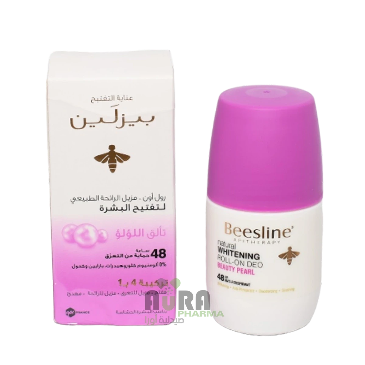 بيزلين رول أون مزيل الرائحة لتفتيح البشرة – تألق اللؤلؤ 50 مل