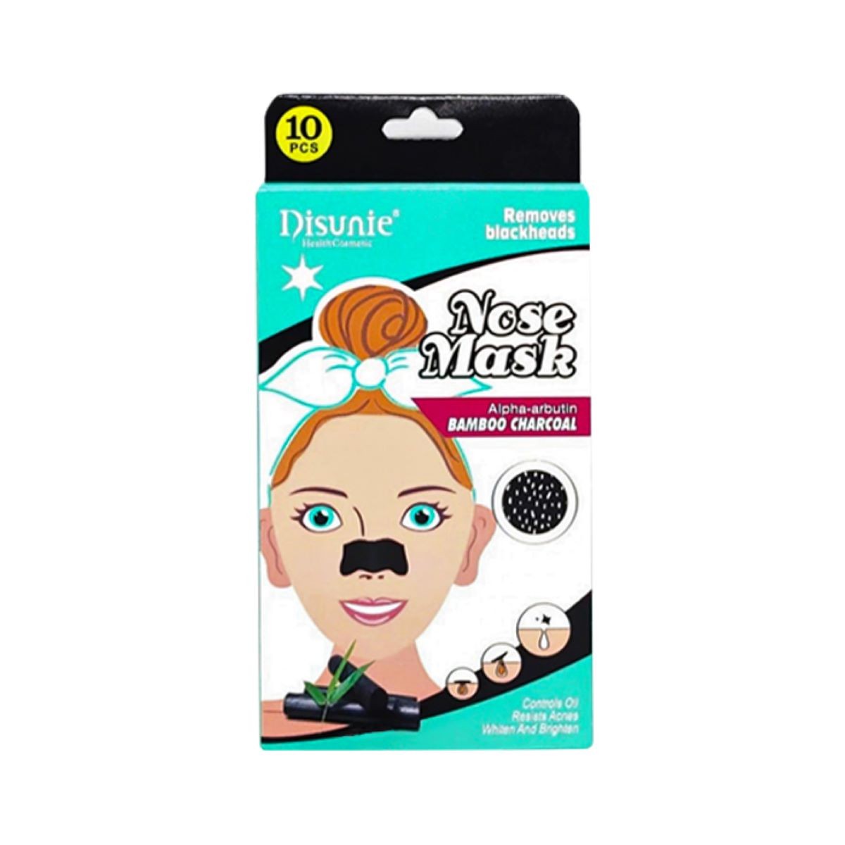لاصق أنف  لأزالة الرؤوس السوداء من فحم البامبو Disunie