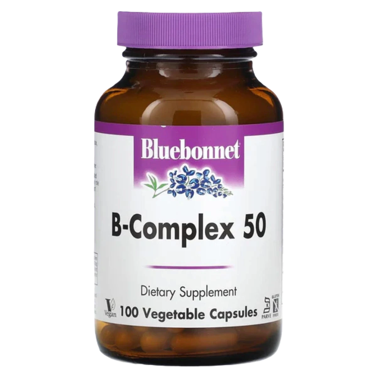 فيتامين  بي كومبلكس 50 - 100 كبسولة نباتية  بلويوينت