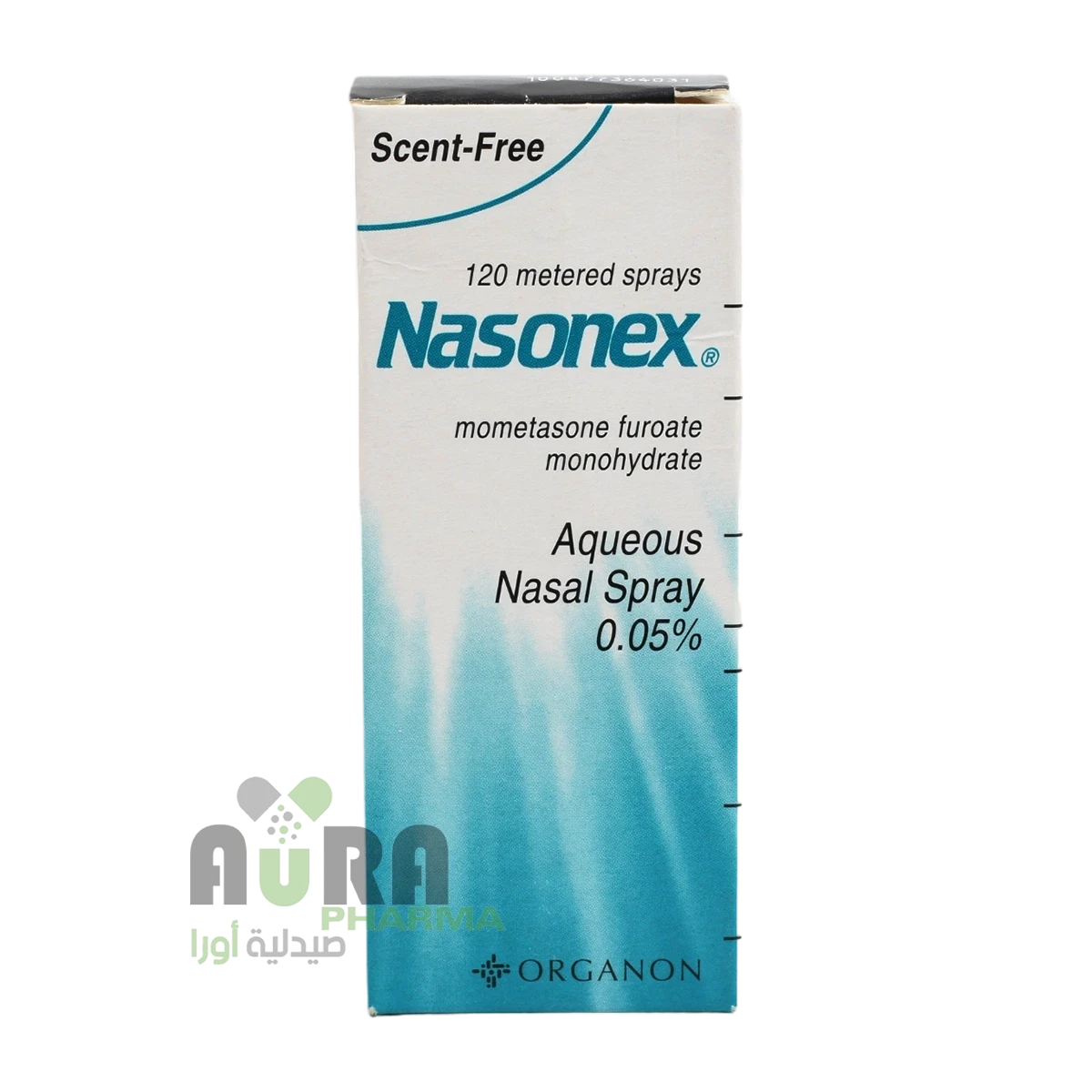 نازونكس بخاخ أنف مائى 50 ميكروغرام 120 جرعة