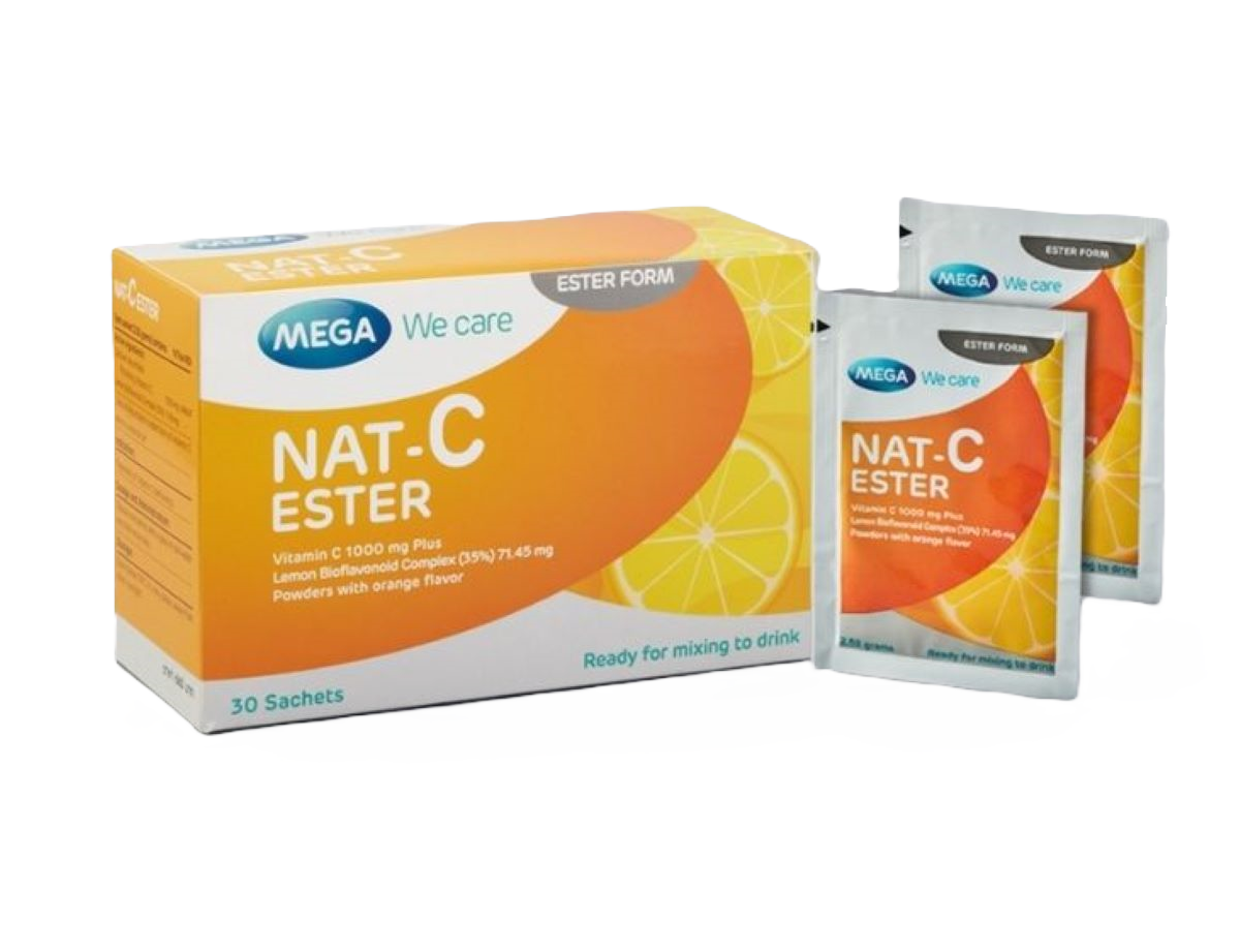 نات سي استر فيتامين سي 30كيس ميجا