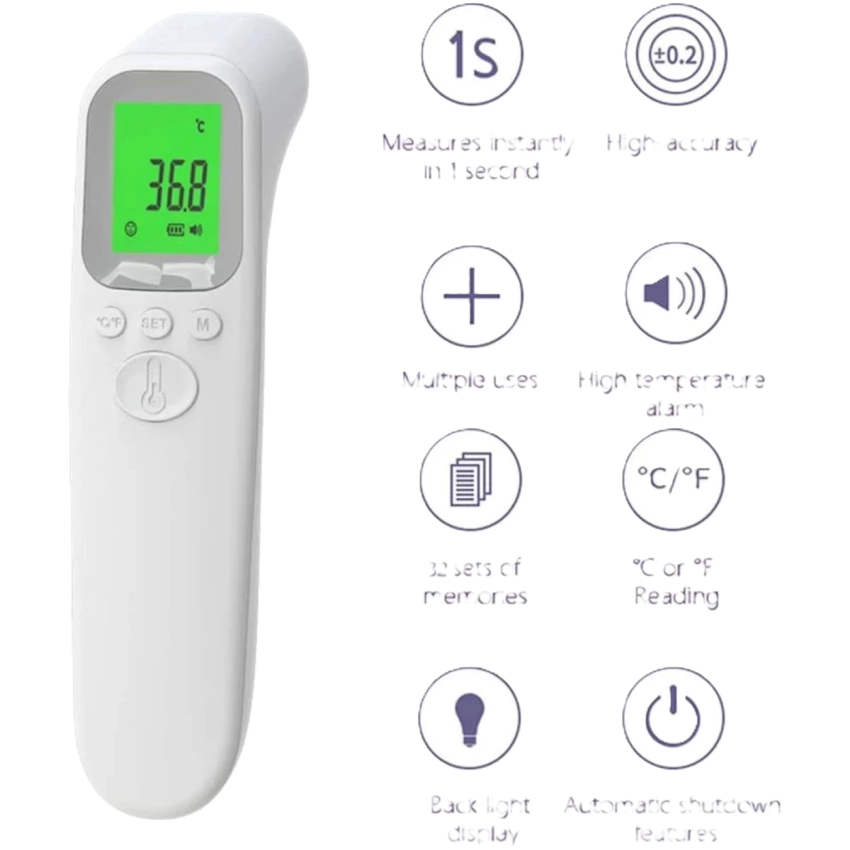فيكون ترمومتر رقمي لقياس الحرارة