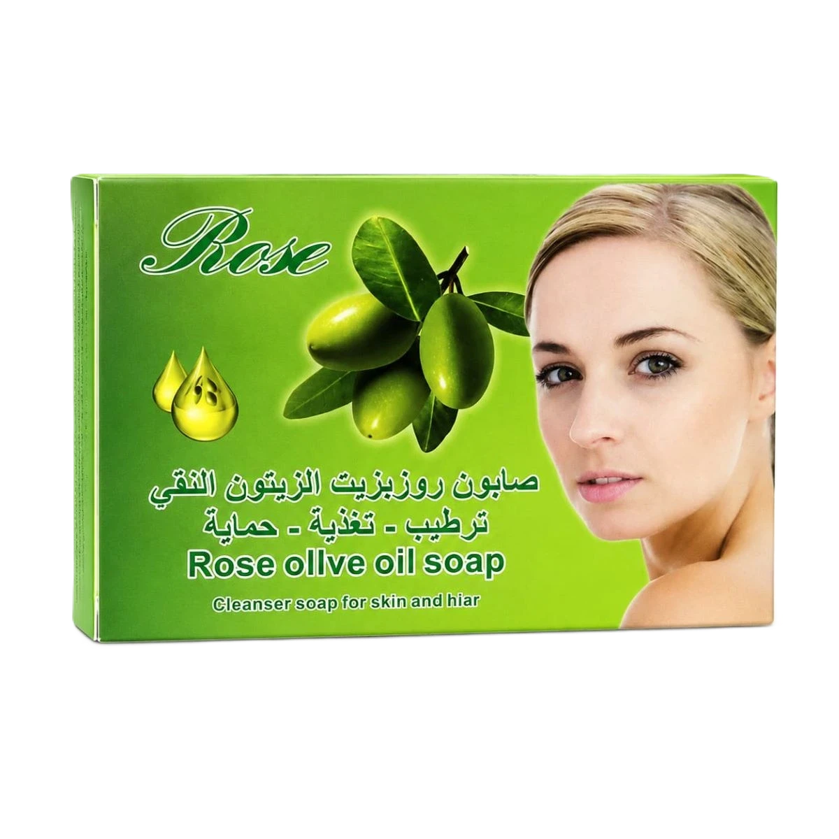 صابونة زيت الزيتون روز