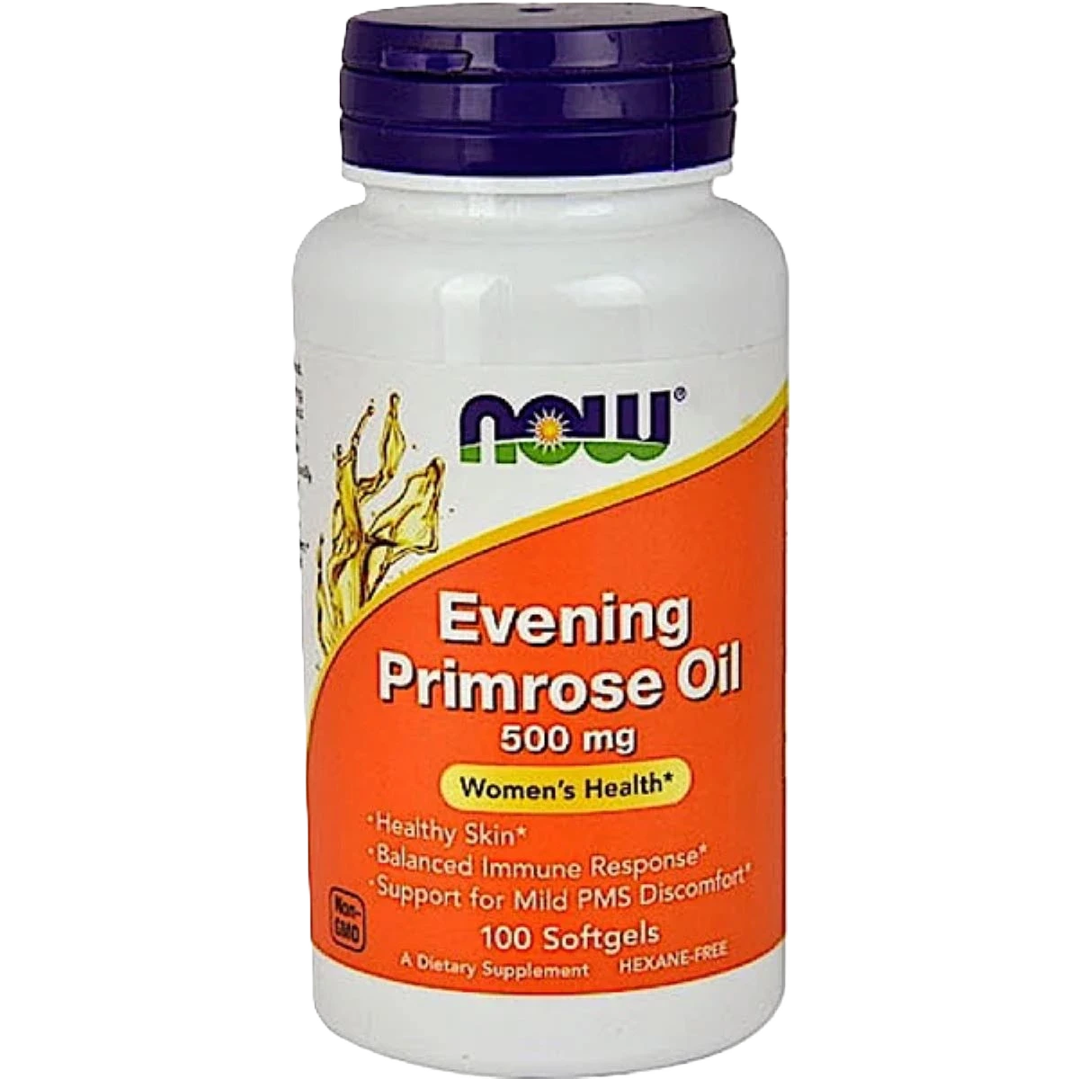 زيت زهرة الربيع المسائية 500 ملجم كبسولات هلامية من ناو