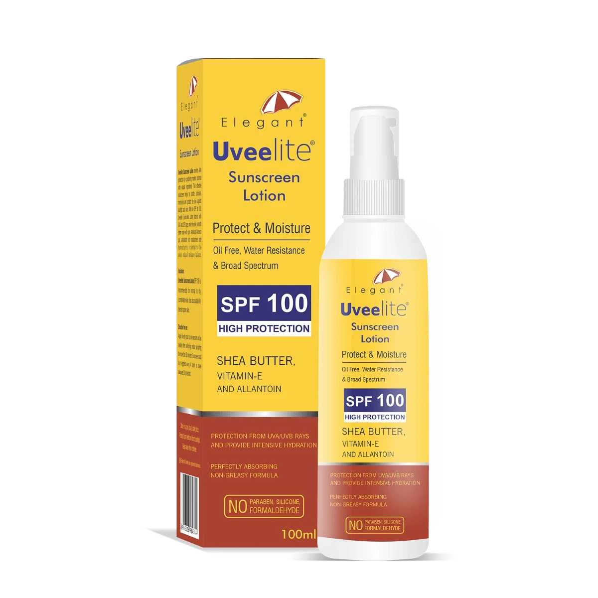 لوشن واقي الشمس من اليجنت يوفي لايت ١٠٠ مل