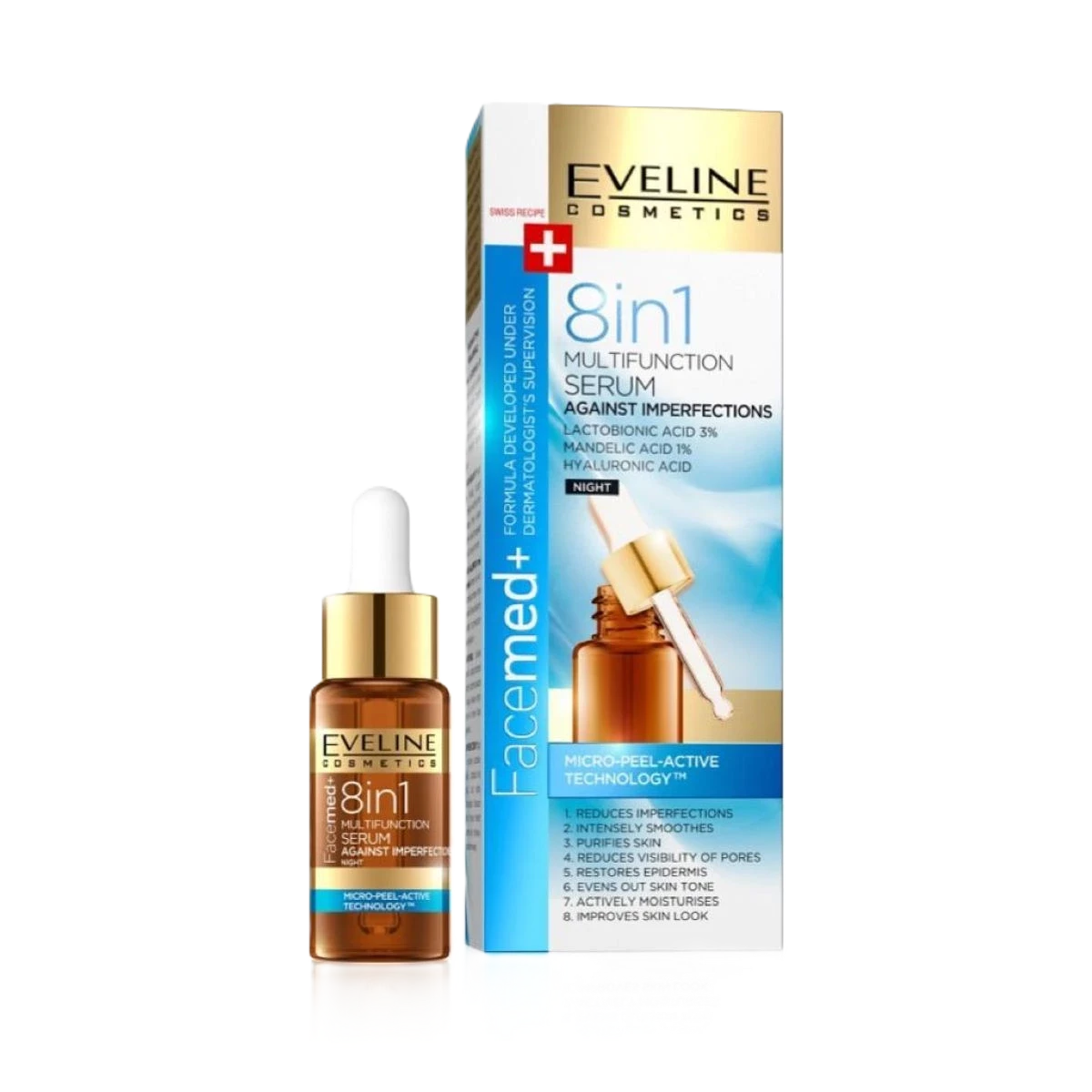 ايفيلين سيروم لليلي متعدد الوظائف 8في 1 /18مل