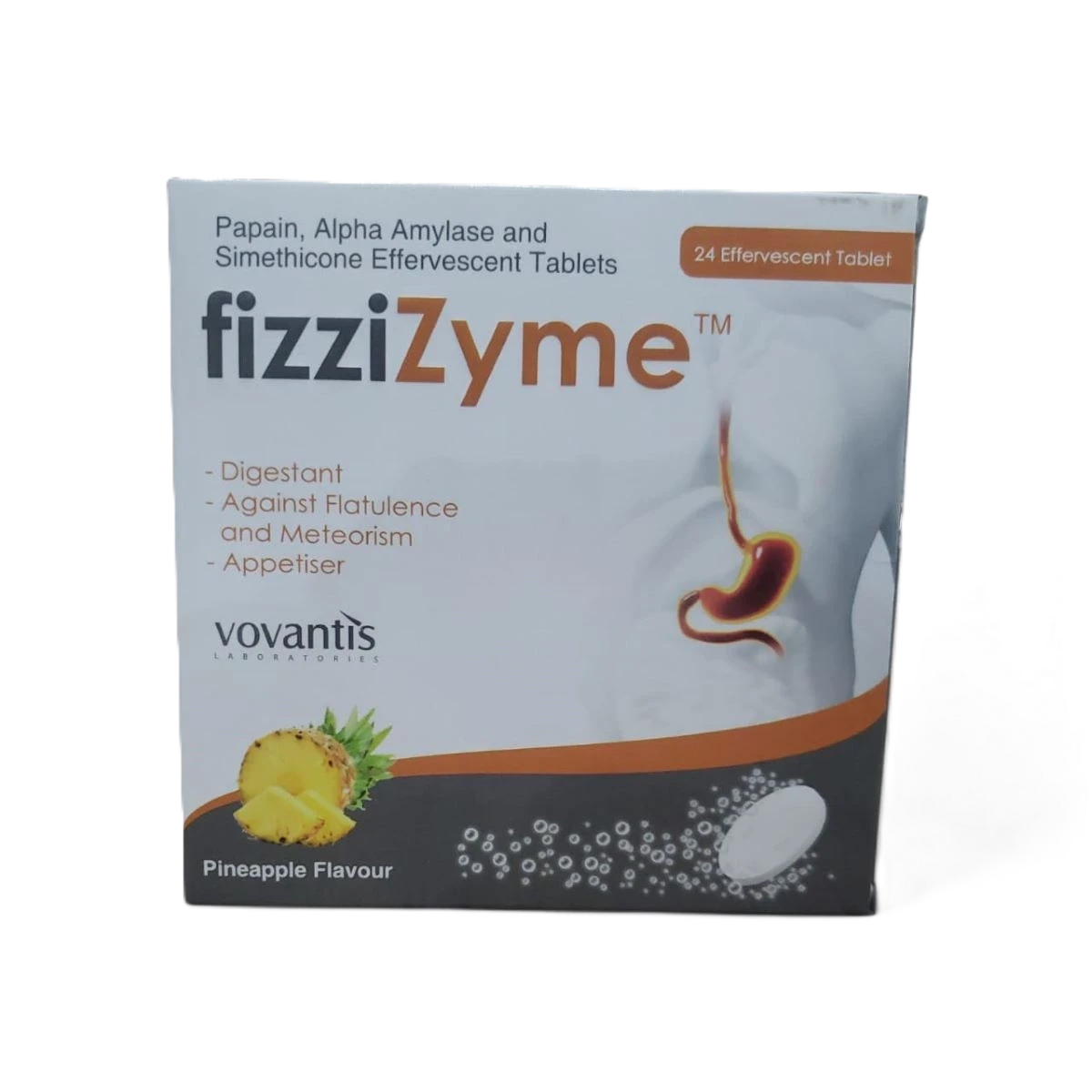 فيزي زايم اقراص فواره بنكهة الانانس 24 قرص رويال فارما