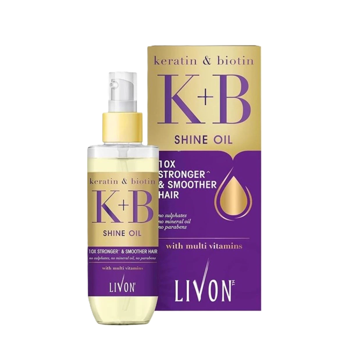 ليفون زيت منعم بالكيراتين والبيوتين 100مل