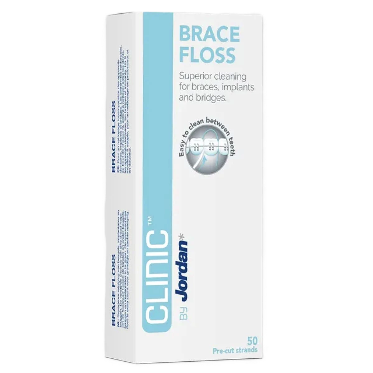 خيط تنظيف الاسنان كلينك ثنائي 50حبة من جوردن