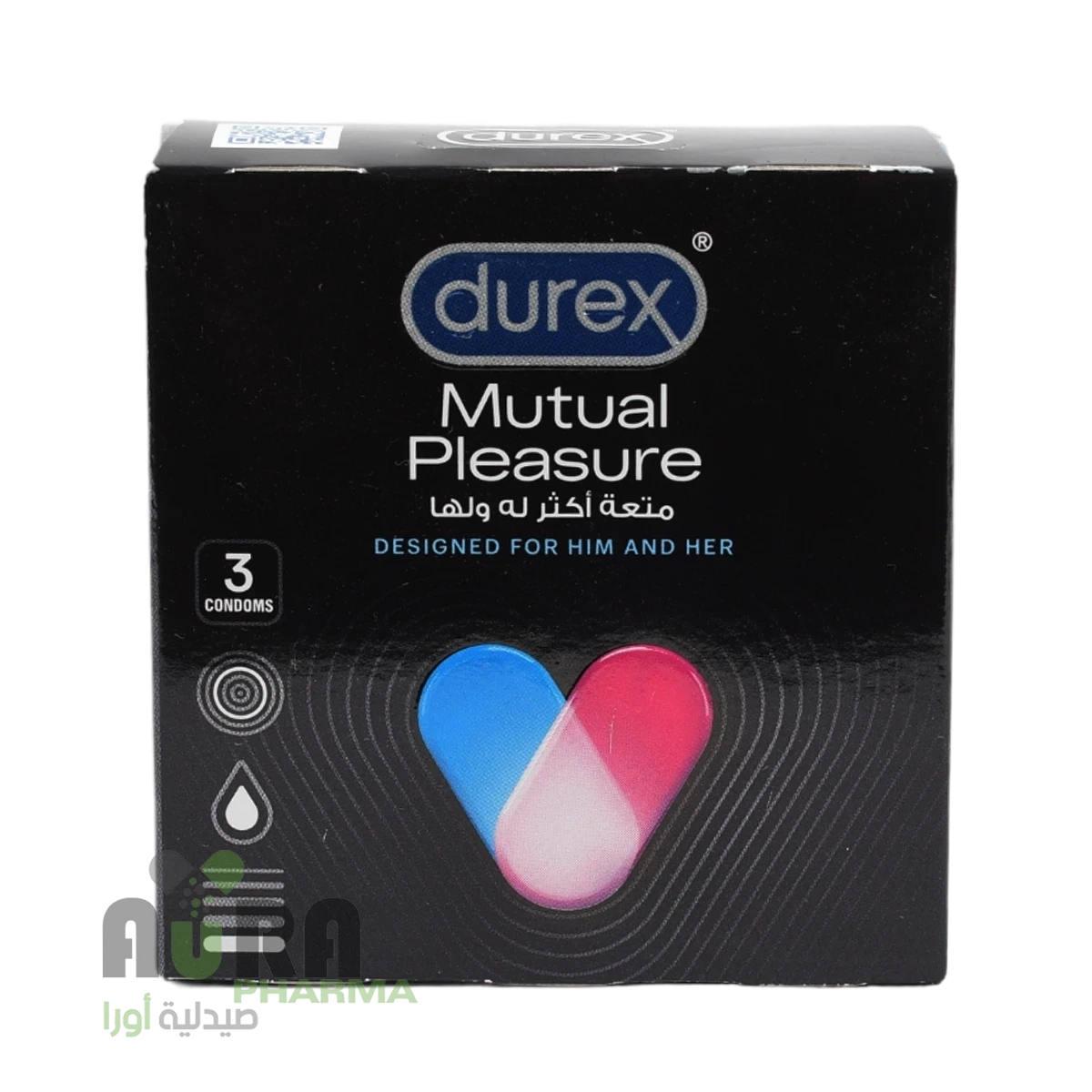 ديوريكس واقي ذكري منوع عبوة 3 حبات