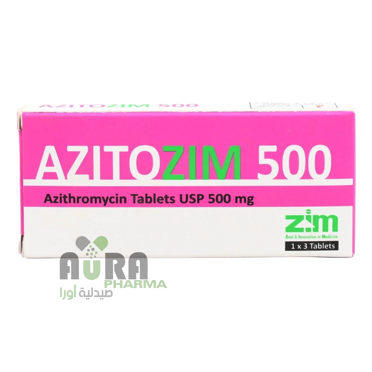 ازيتوزيم ازثرومايسين اقراص 500 ملجم نيوم فارما