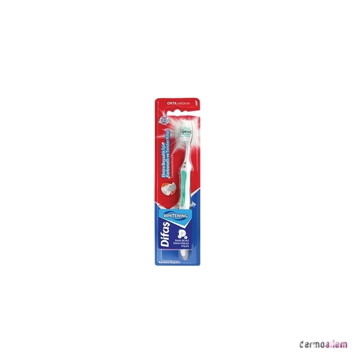 ديفاس فرشاة أسنان للتبييض بنظام صلب متوسط