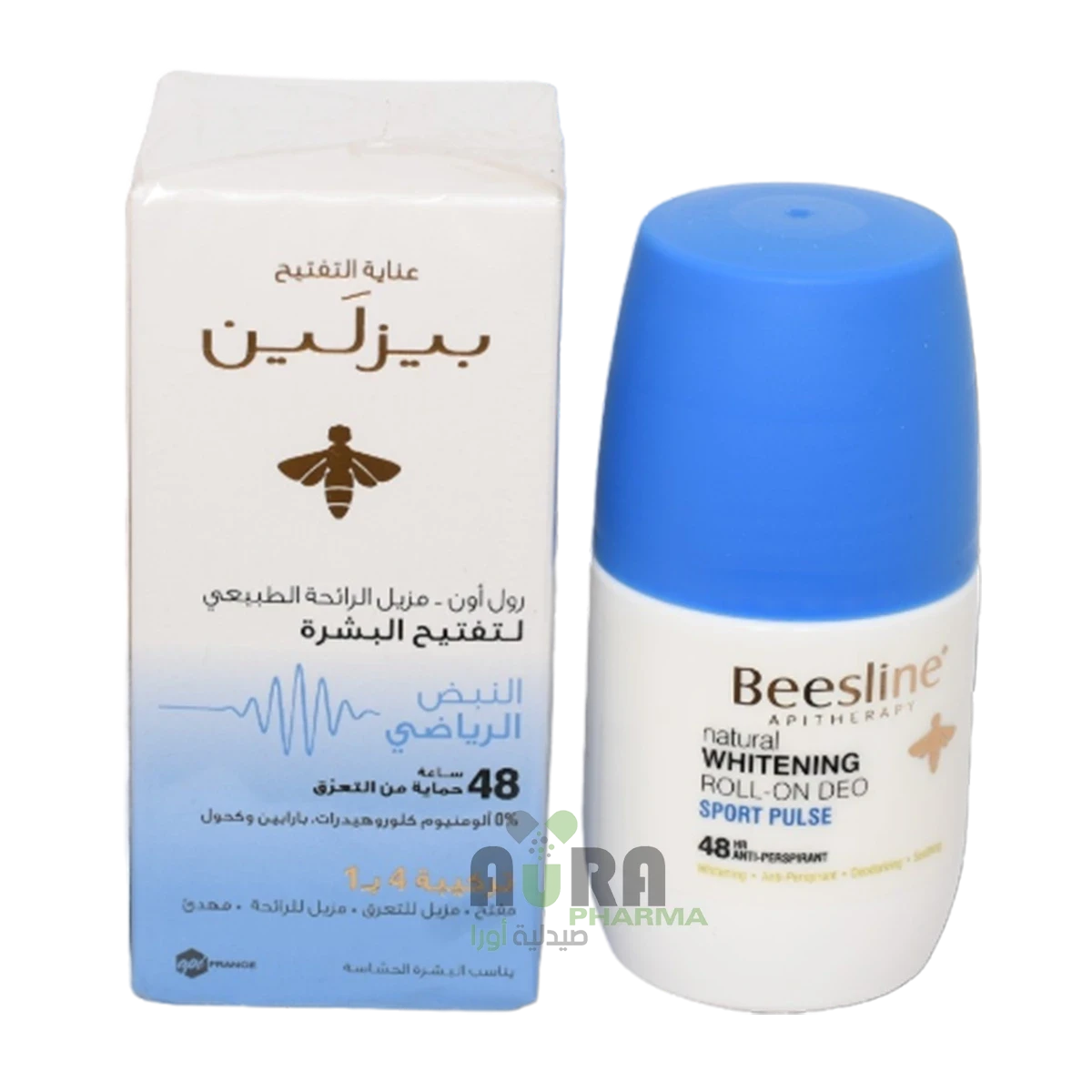 بيزلين رول اون مزيل العرق لتفتيح البشرة سبورت بلس - 50 مل