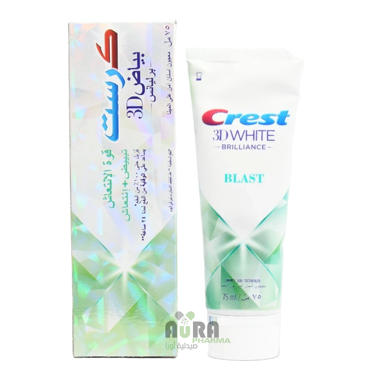 معجون كرست 3دي وايت بلاست تبييض وانتعاش 75مل