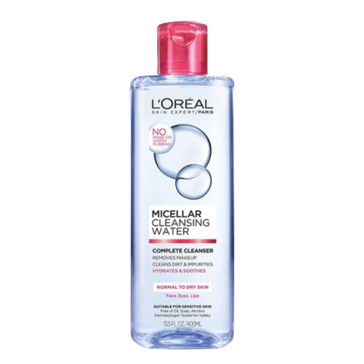 ماء ميسيلار لإزالة المكياج من لوريال باريس - 400مل