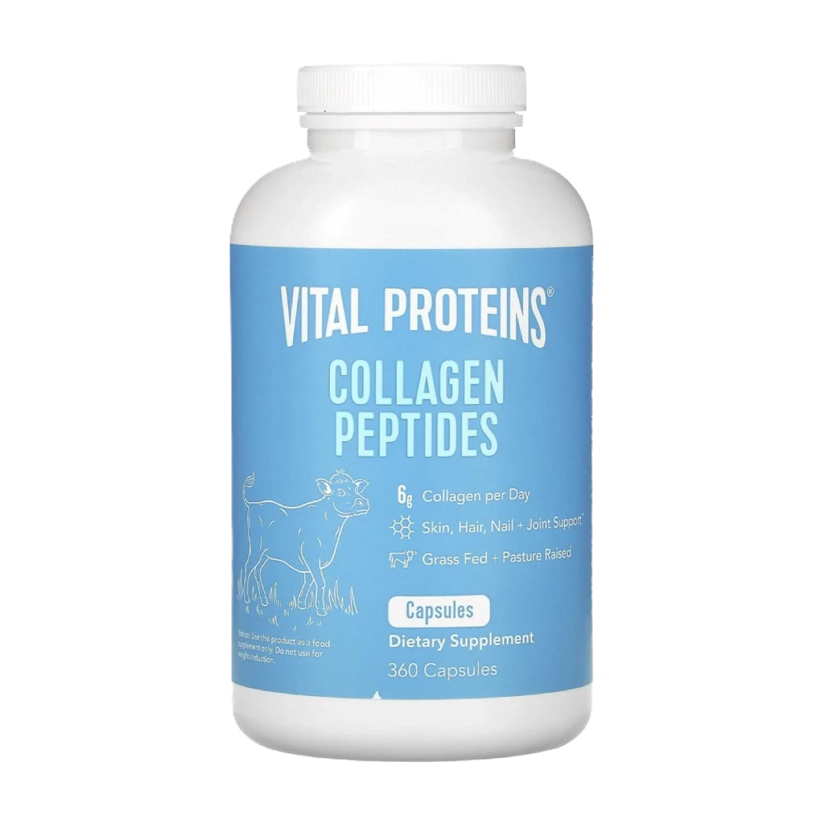 فيتال بروتينز بيبتيدات الكولاجين 360كبسوله (550ملجم لكل كبسولة)