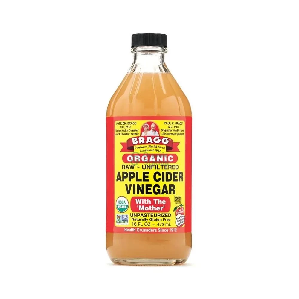 خل تفاح عضوي 473ملي Bragg