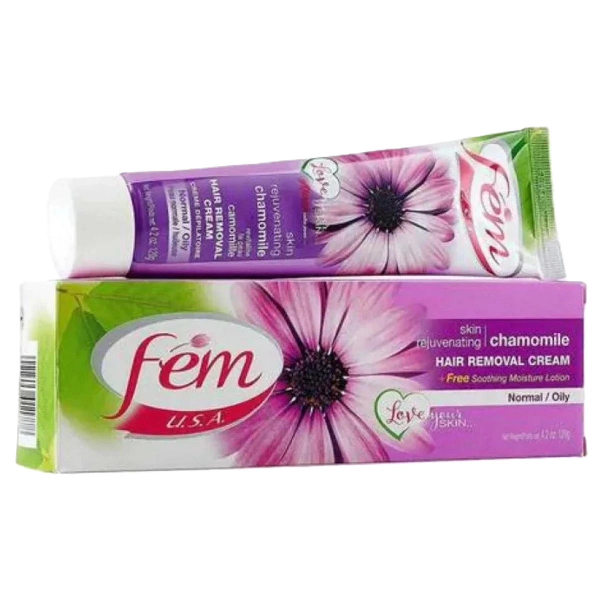 فيم كريم إزالة الشعر بخلاصة الكاموميل المجدد للبشرة ،120غ