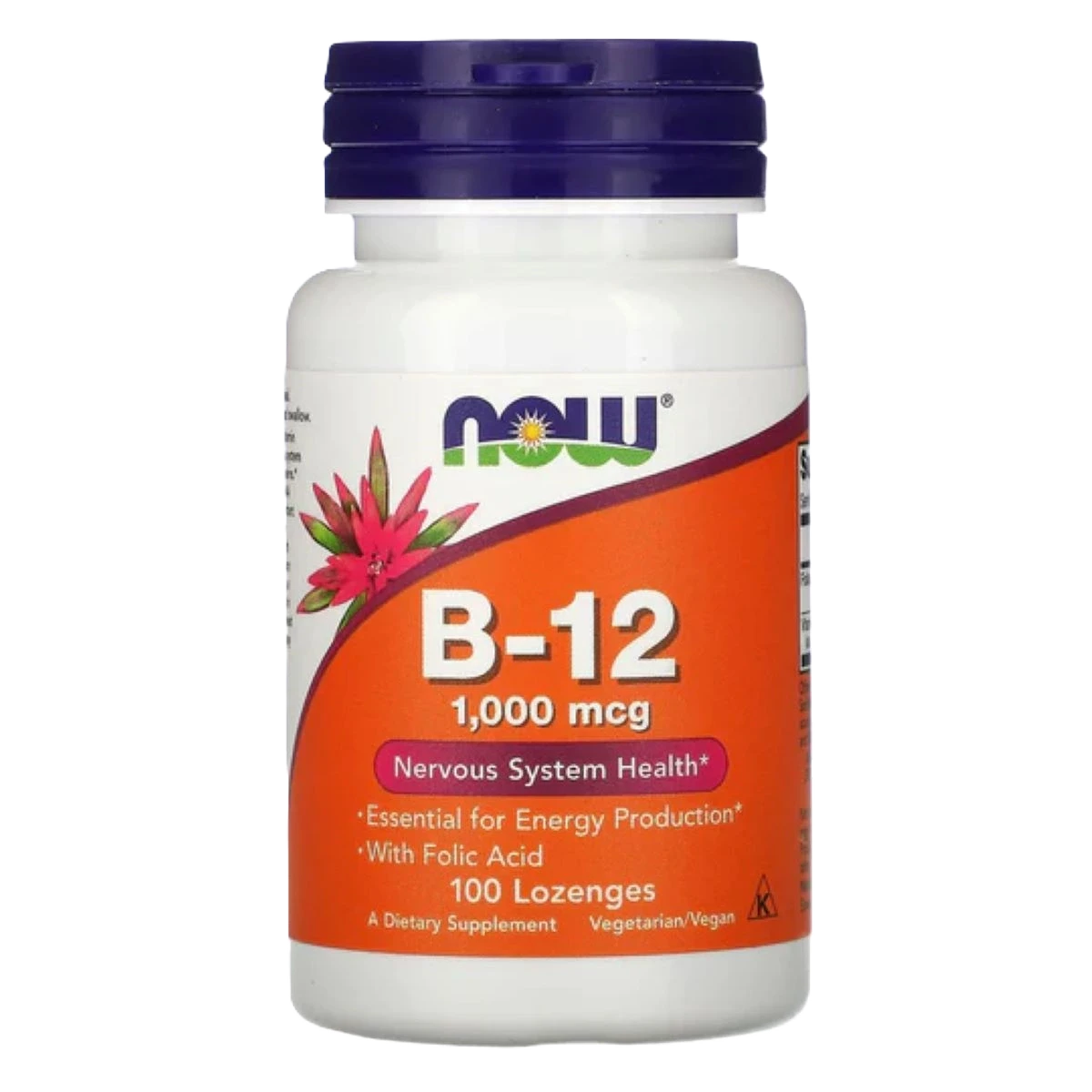 فيتامين بي 12 تركيز 1000ملجم 100 قرص ذوبان