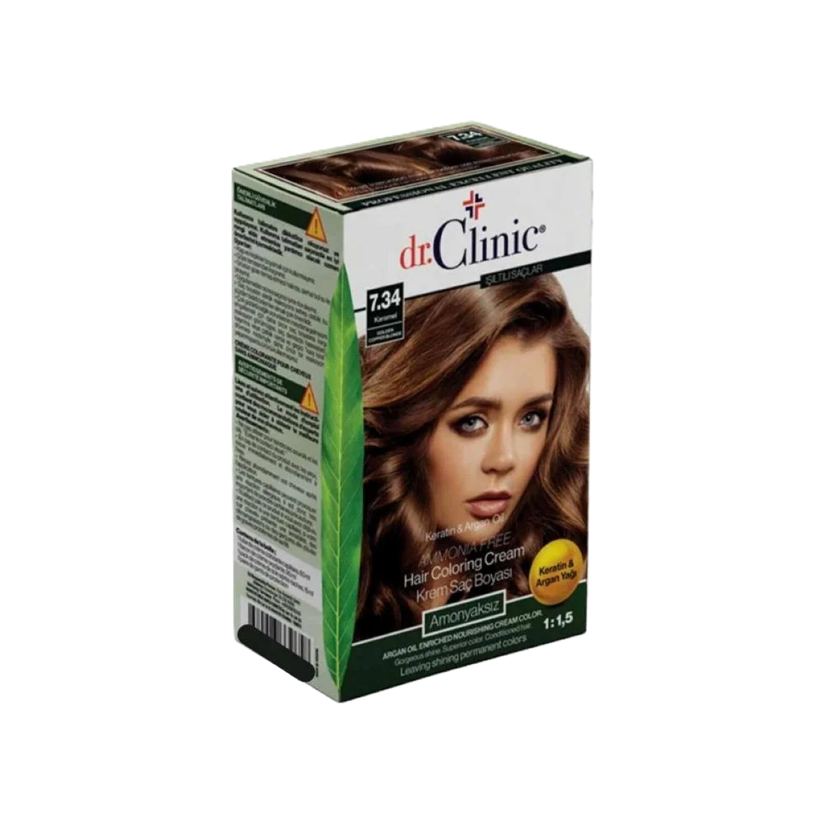 د.كلينك صبغة شعر اشقر ذهبي متوسط بدرجة 7.34