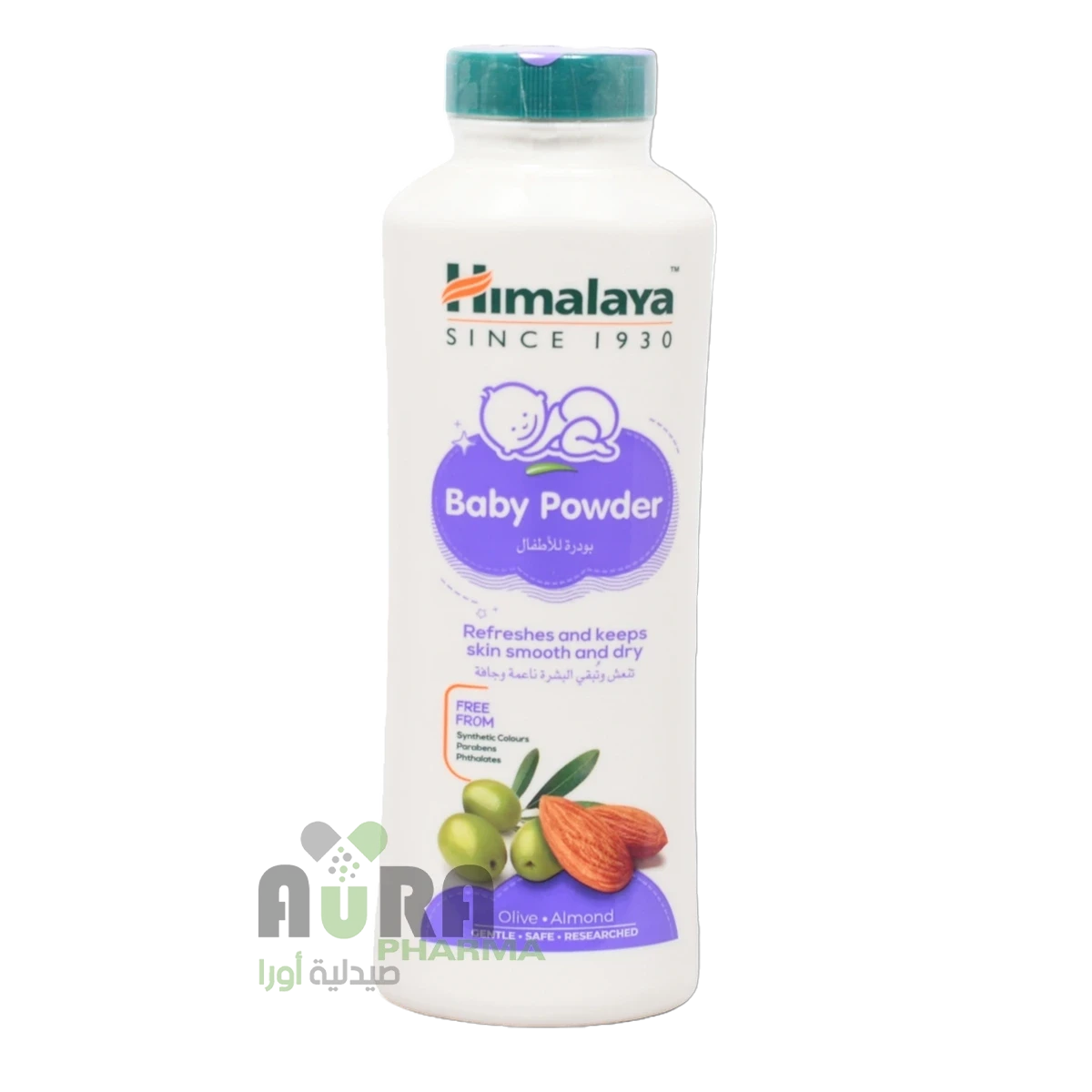 هيمالايا بودرة للأطفال باللوز والزيتون - 200 جرام