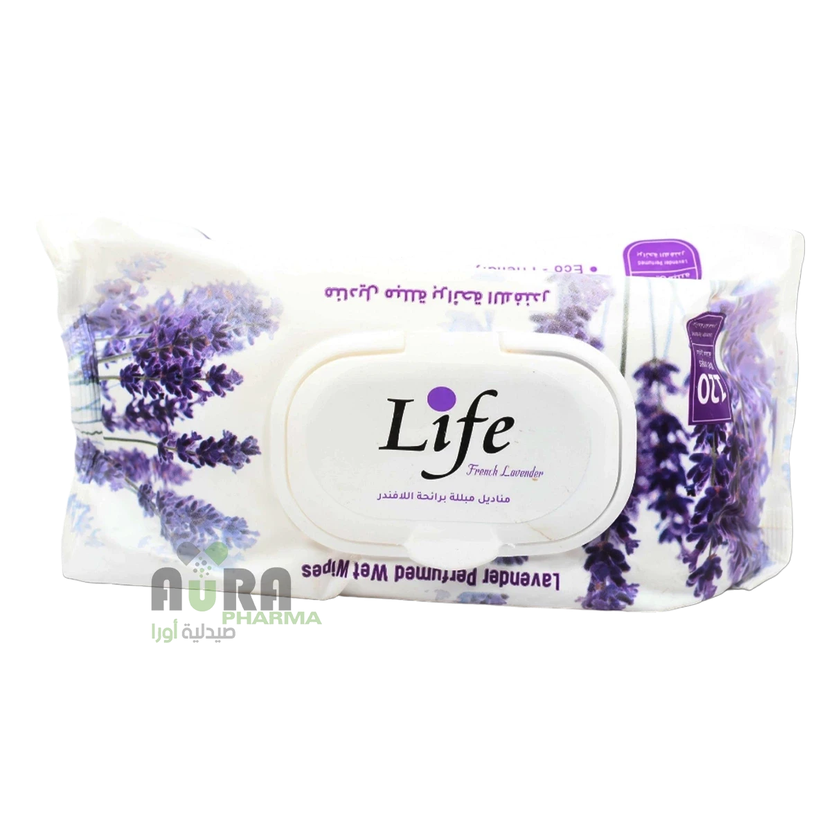 لايف مناديل مبللة  برائحة اللافندر(  2+1 مجاناً عرض)