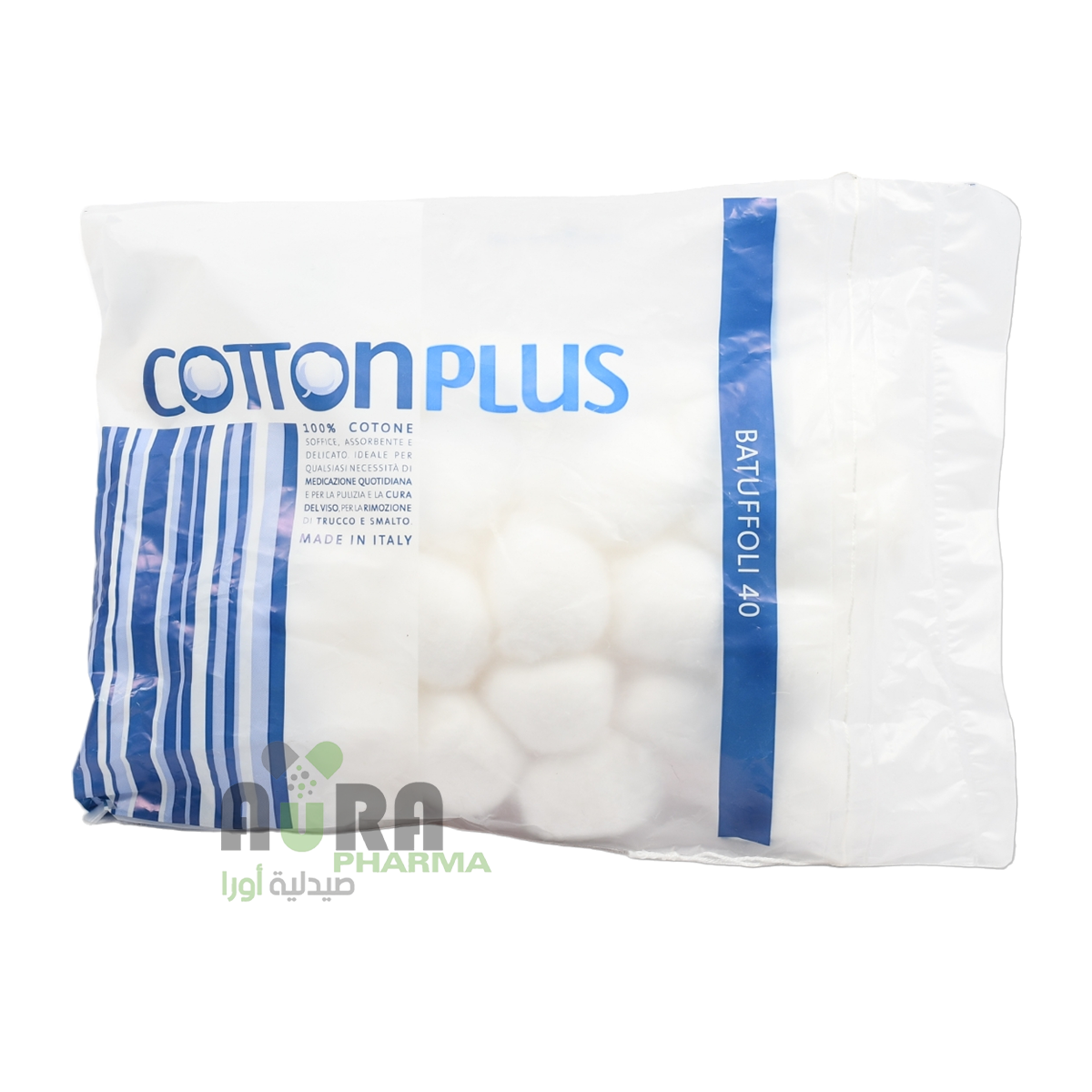 قطن ايطالي كور 40 حبة شذى 0003