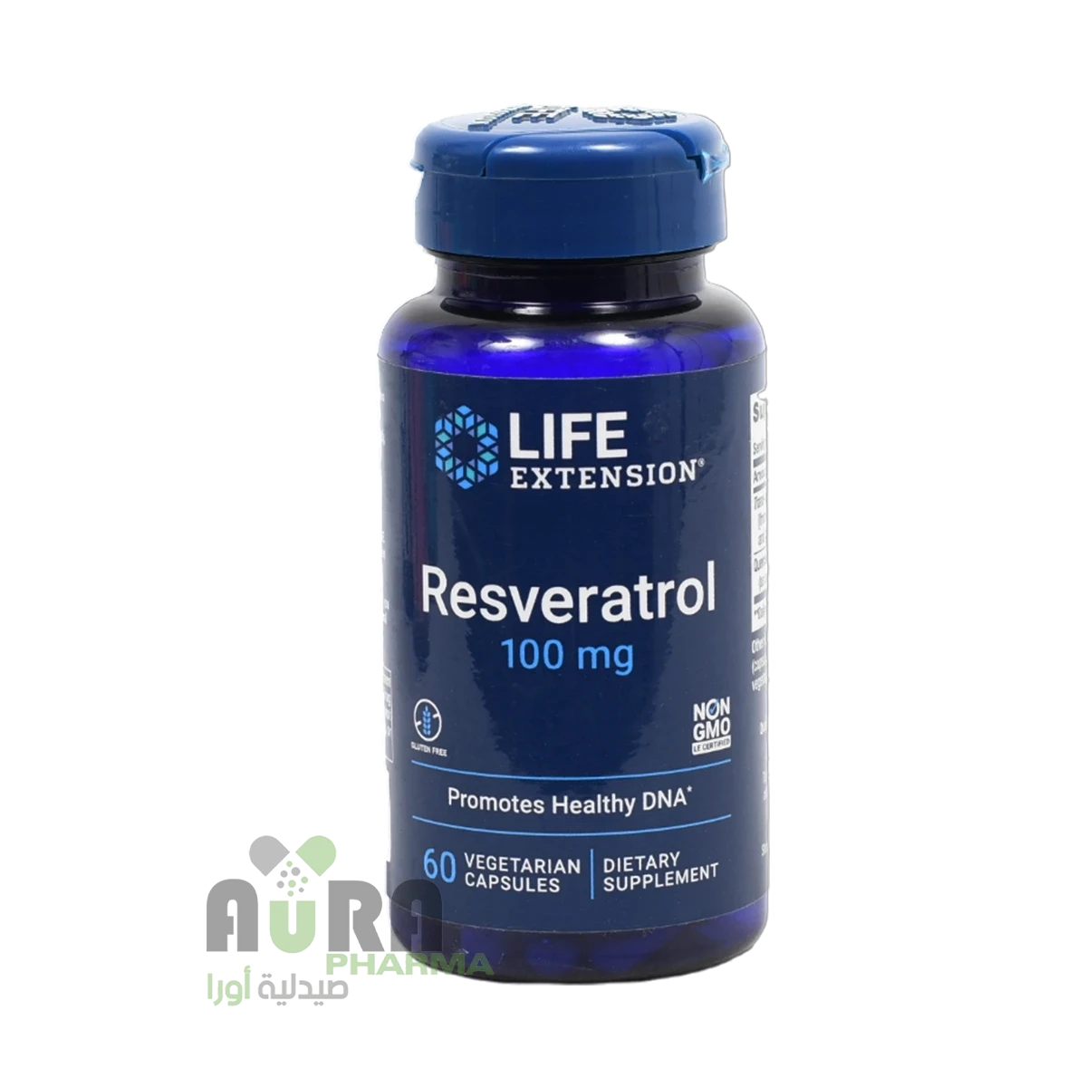 ريسفيراتول 100ملجم 60كبسول لايف