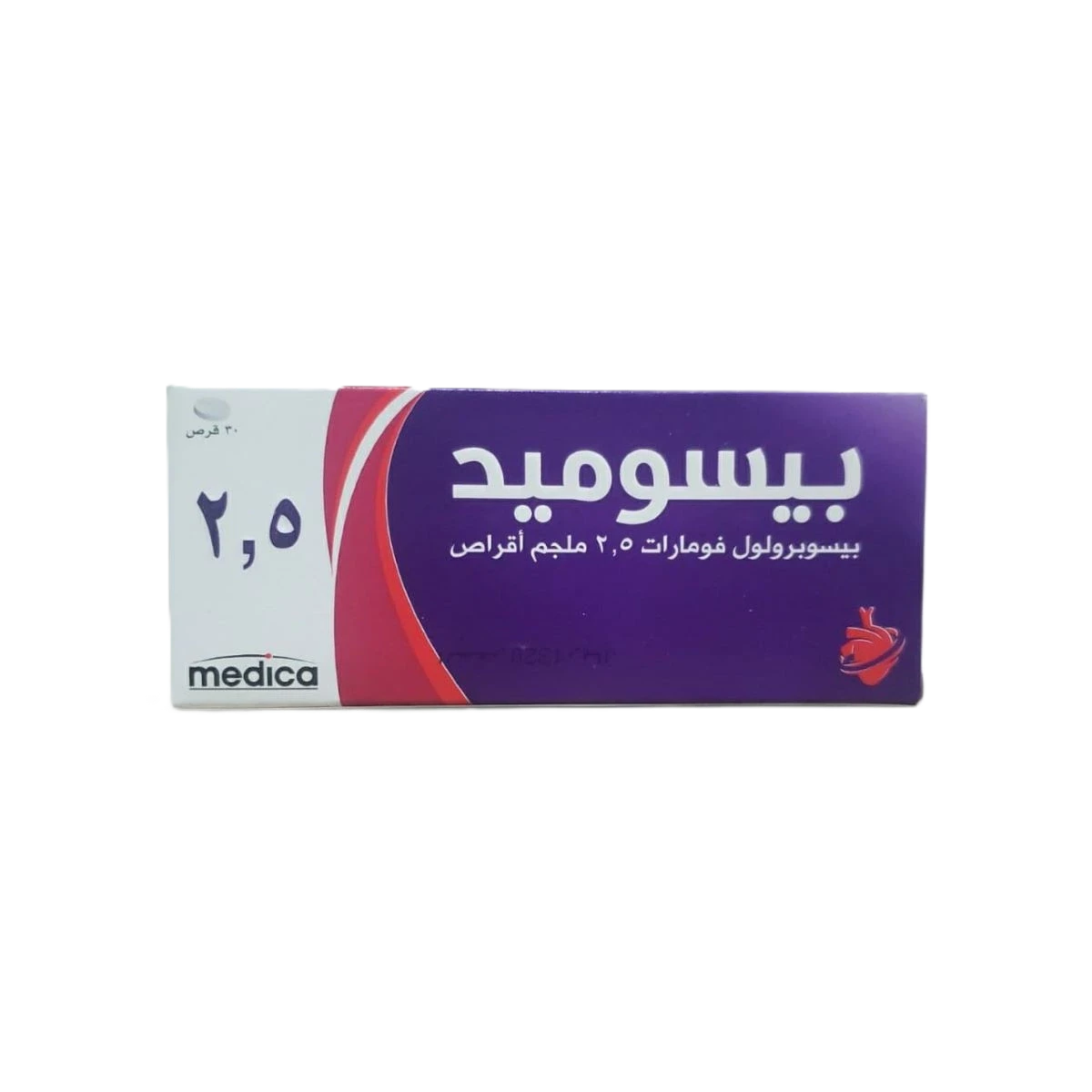 بيسوميد 2.5ملجم 30قرص ميديكا