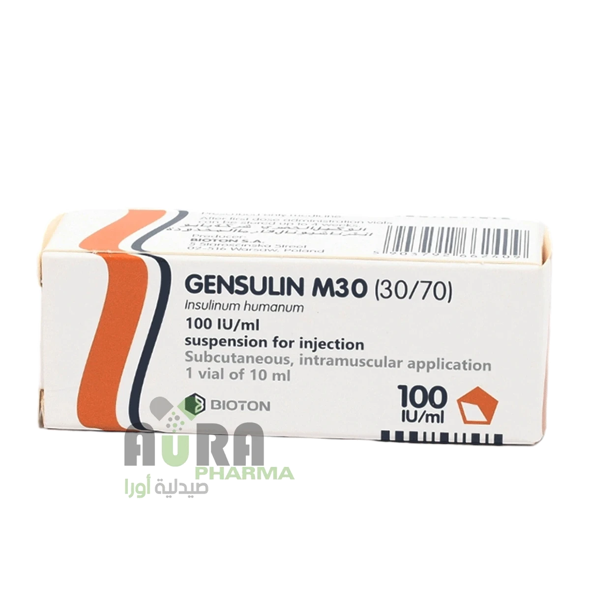 جنسولين ام 30/70 فيال بايو انترناشيونال