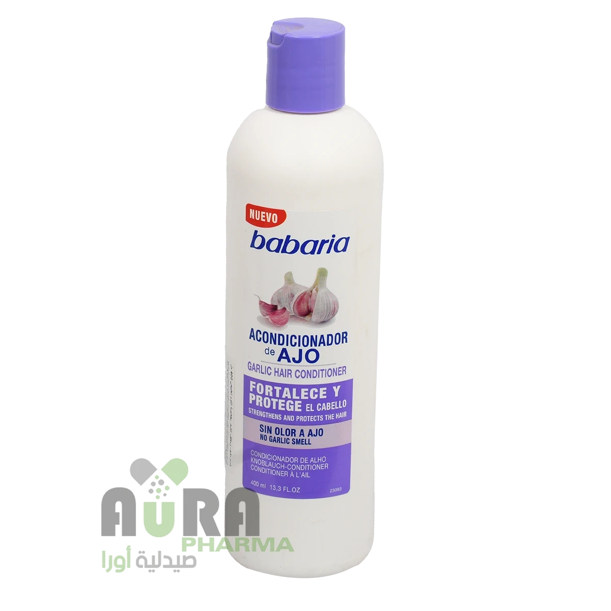 بلسم للعناية بالشعر بالثوم من باباريا، 400 مل