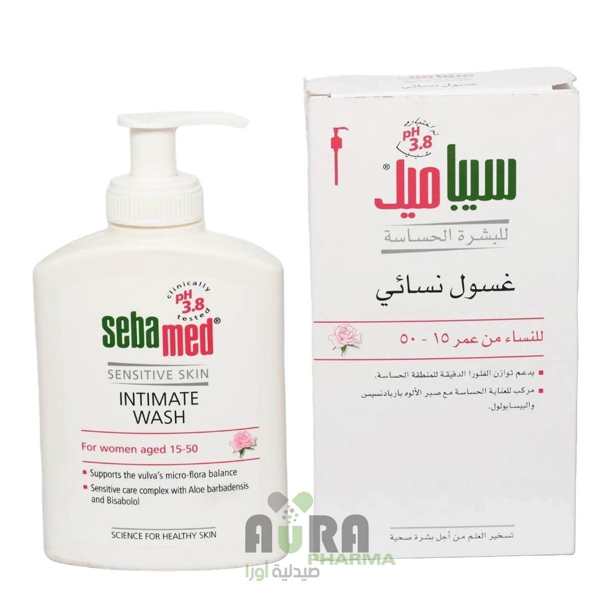 غسول نسائي حساس من سيبا ميد- 200مل