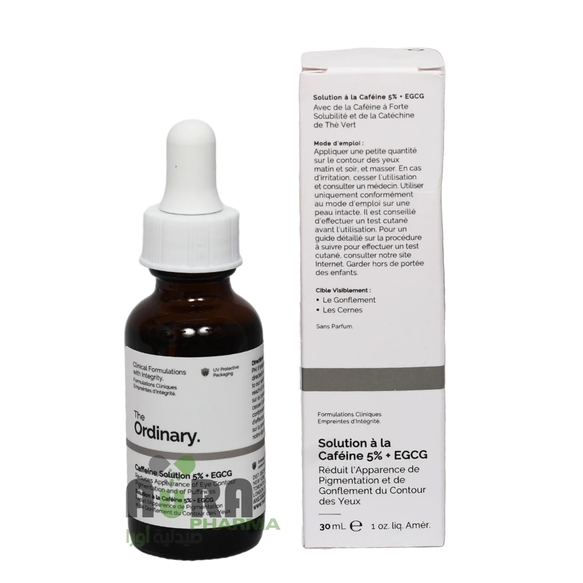 سيروم كافيين 5% لمعالجة هالات العين من ذا اورديناري - 30مل