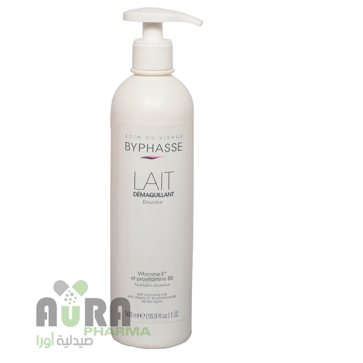 حليب ناعم لازالة المكياج مع فيتامين اي من بيفاس- 500مل